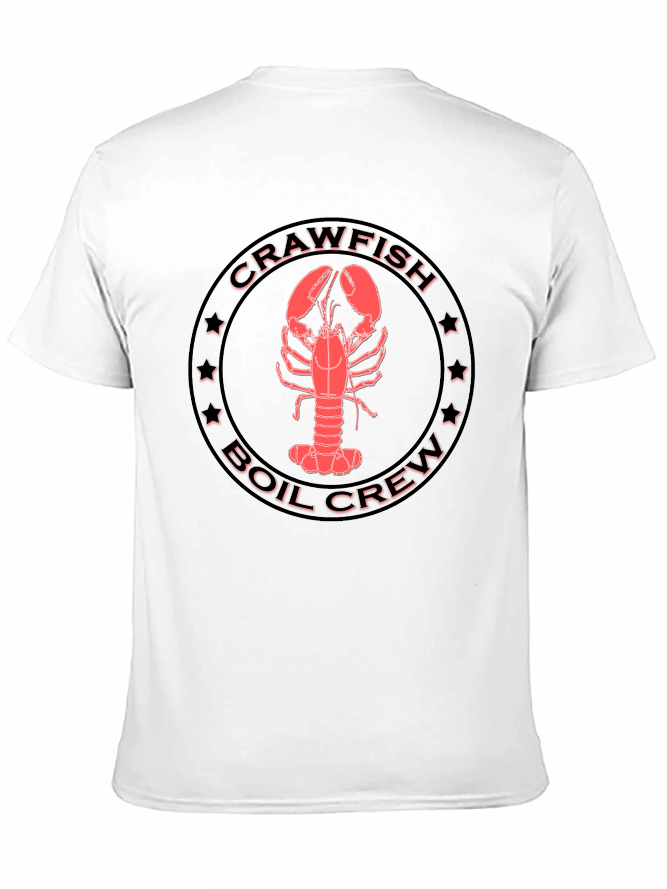 Black Crawfish Boil Crew Graphic T-Shirt view 11