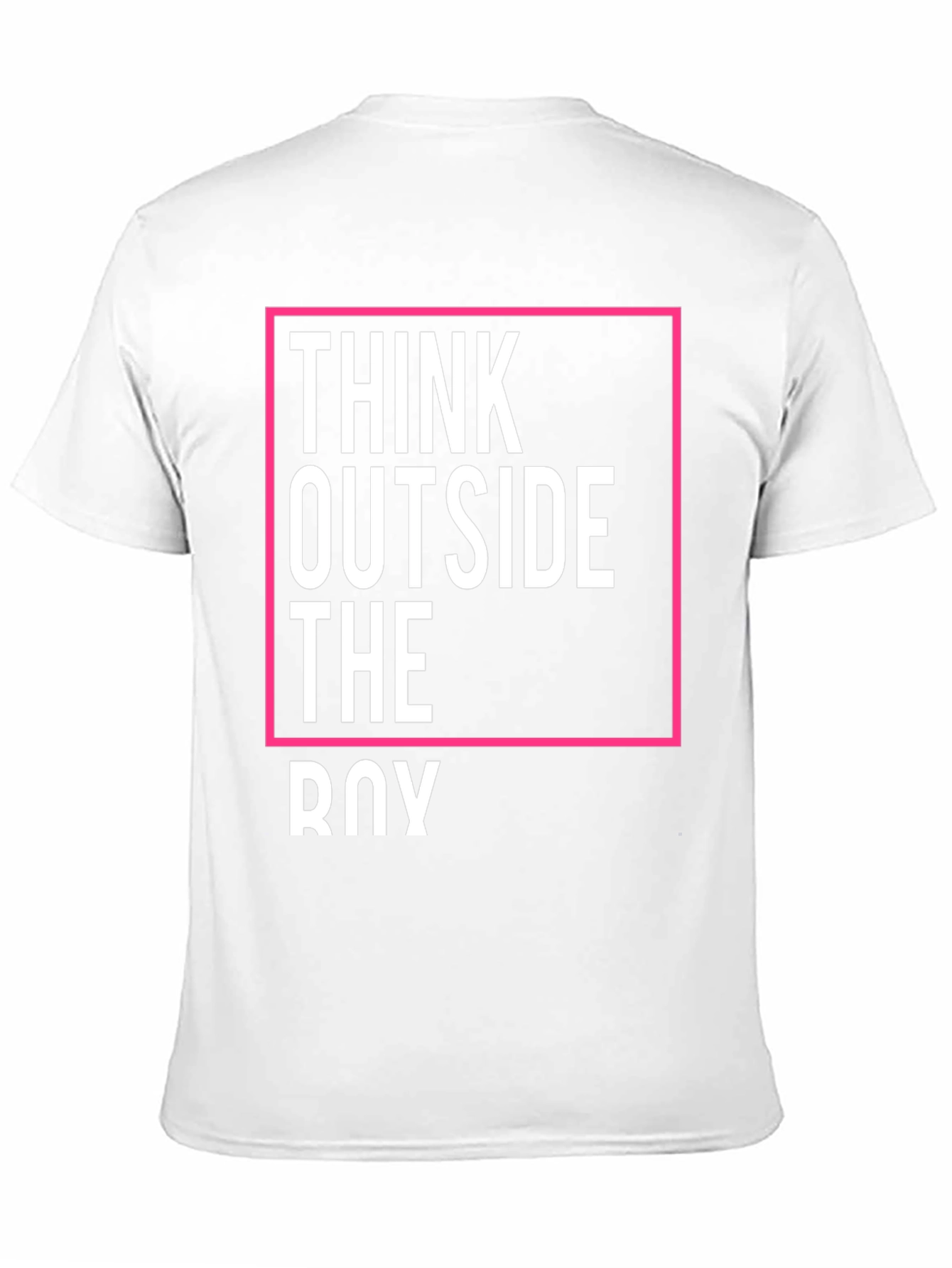 Black Think Outside the Box Graphic Tee view 11