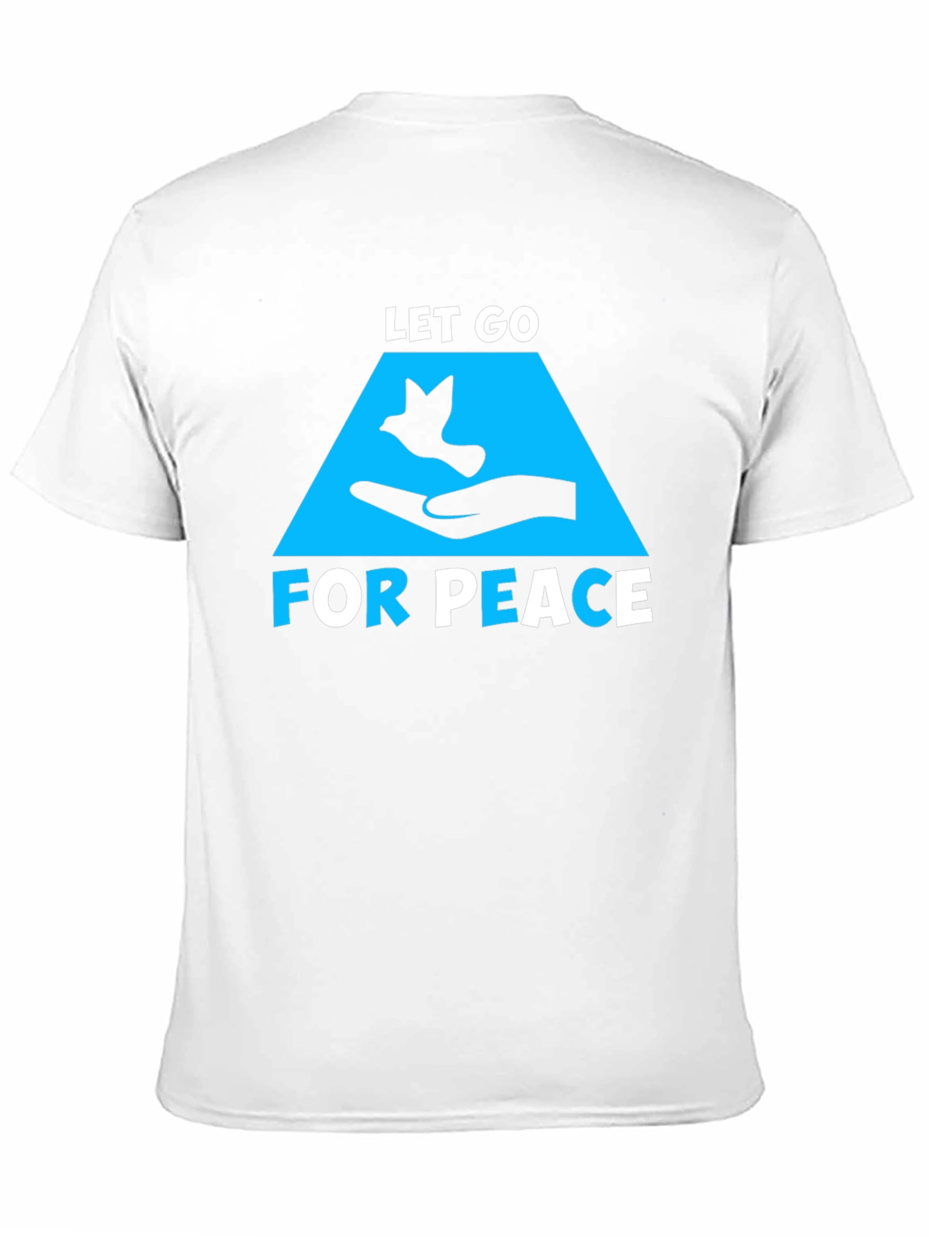 Black Let Go For Peace Graphic Tee - Relaxed Fit view 11