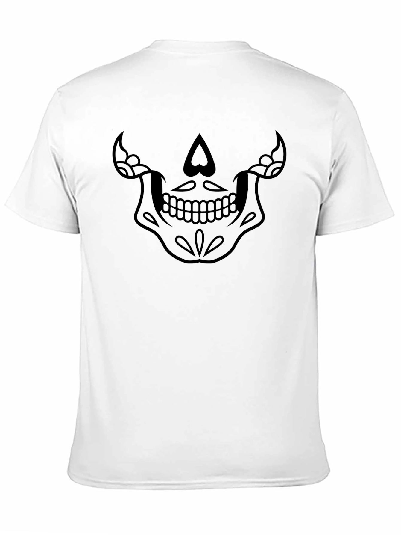 Black Black Sugar Skull T-Shirt view 11