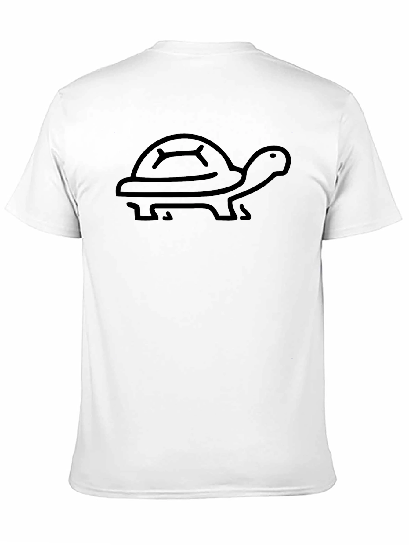 Black Turtle Graphic Tee - Black Cotton T-Shirt view 11