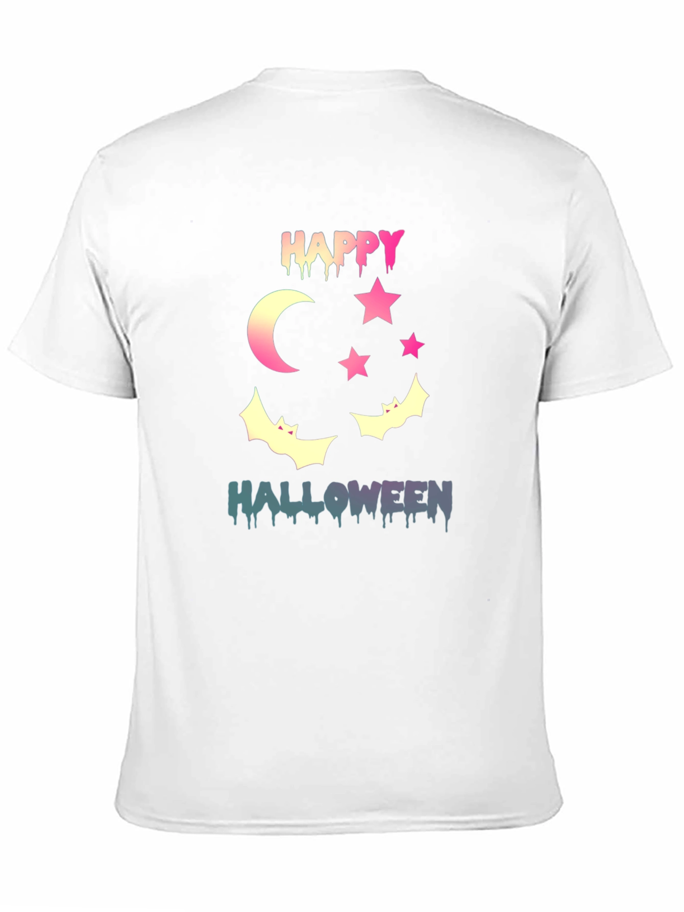 Black Happy Halloween Graphic T-Shirt view 11