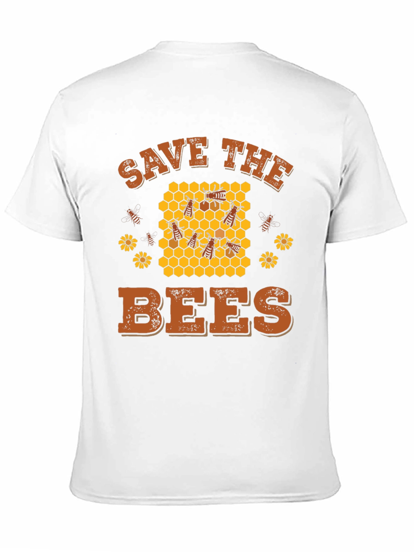 Black Save the Bees Graphic Tee - Black view 11