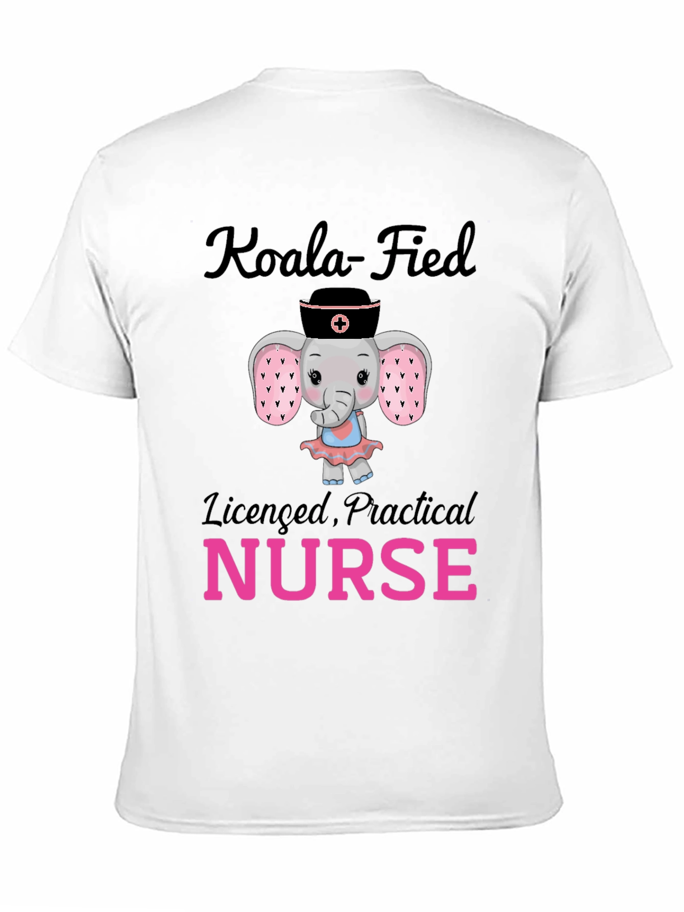 Black Koala-Fied Licensed Practical Nurse T-Shirt view 11