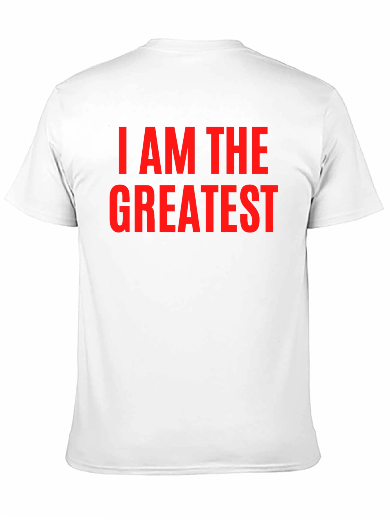 Black I AM THE GREATEST T-Shirt view 11