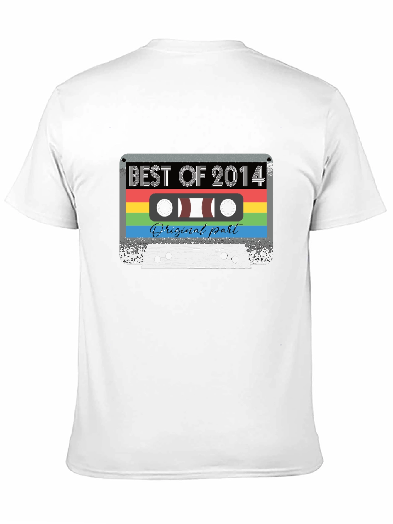 Black Best of 2014 Cassette Tape Graphic T-Shirt view 11