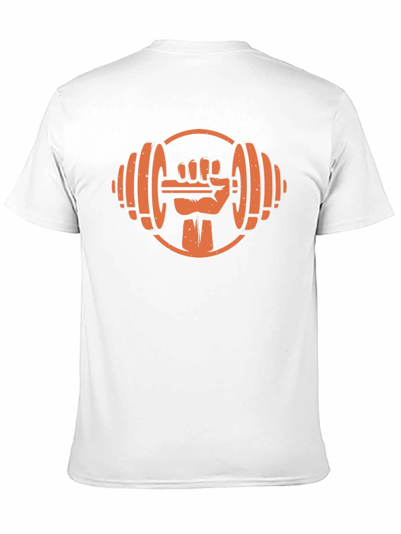 Black Workout Hand Dumbbell Graphic T-Shirt view 11
