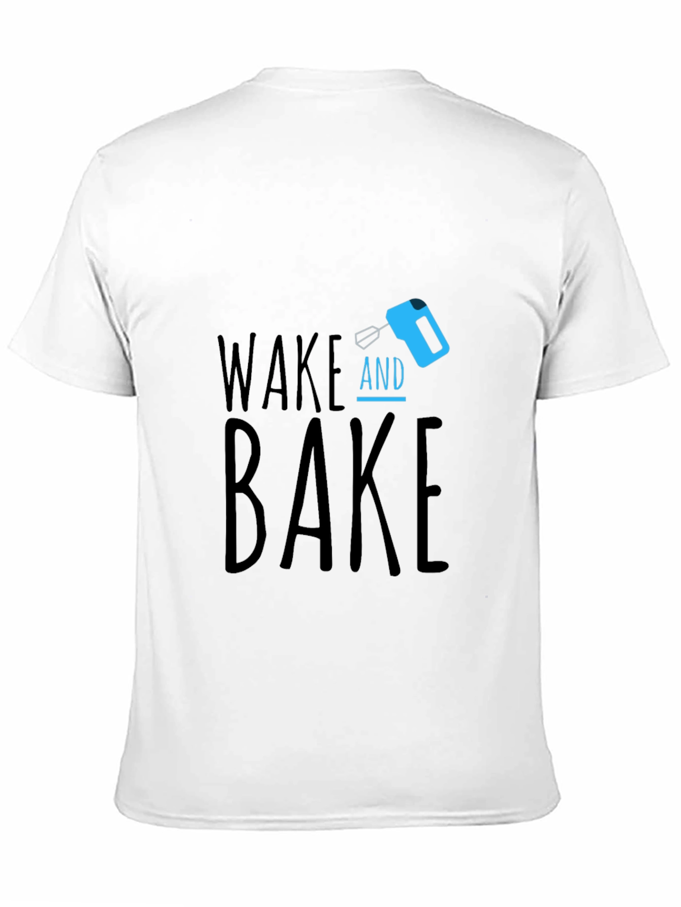 Black Wake and Bake T-Shirt - Novelty Graphic Tee view 11