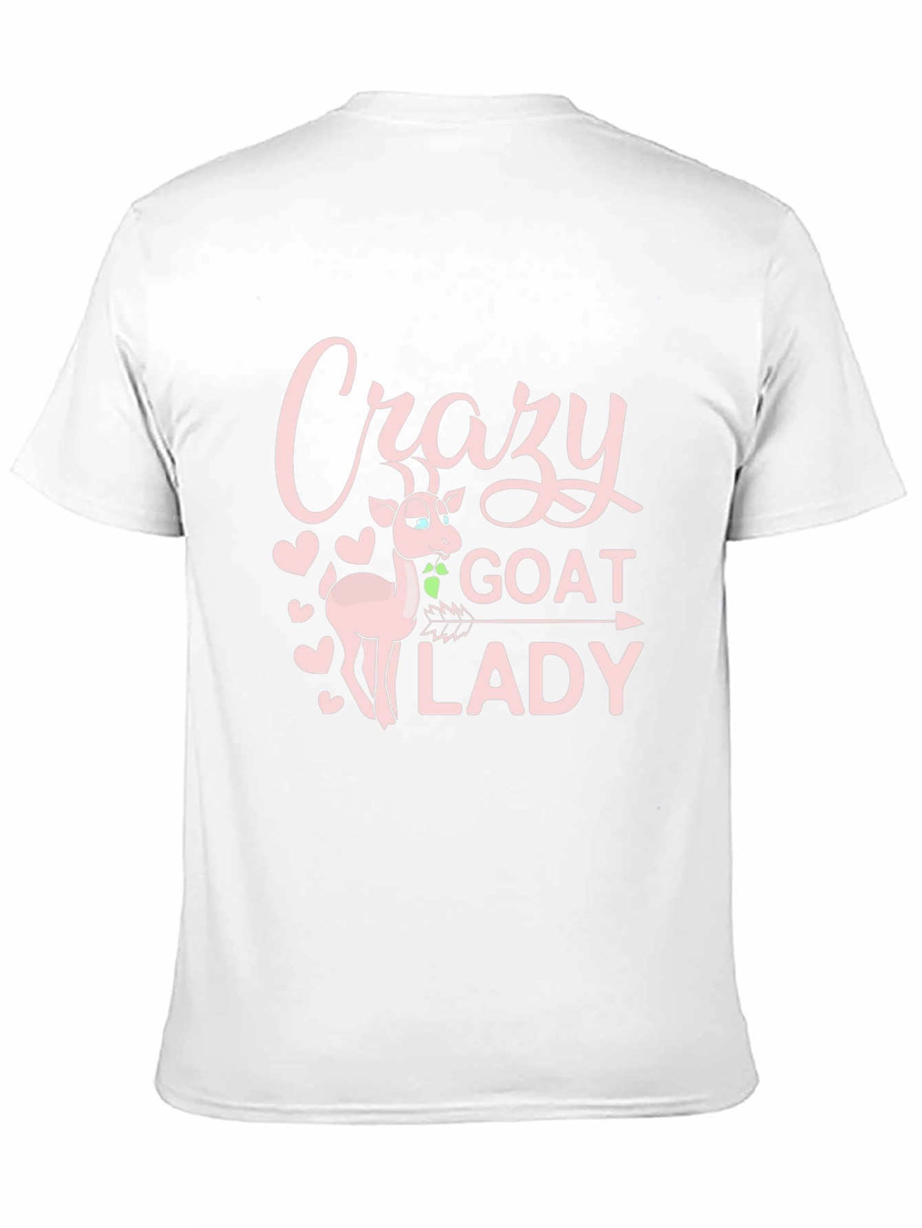 Black Crazy Goat Lady Graphic Tee - Black view 11