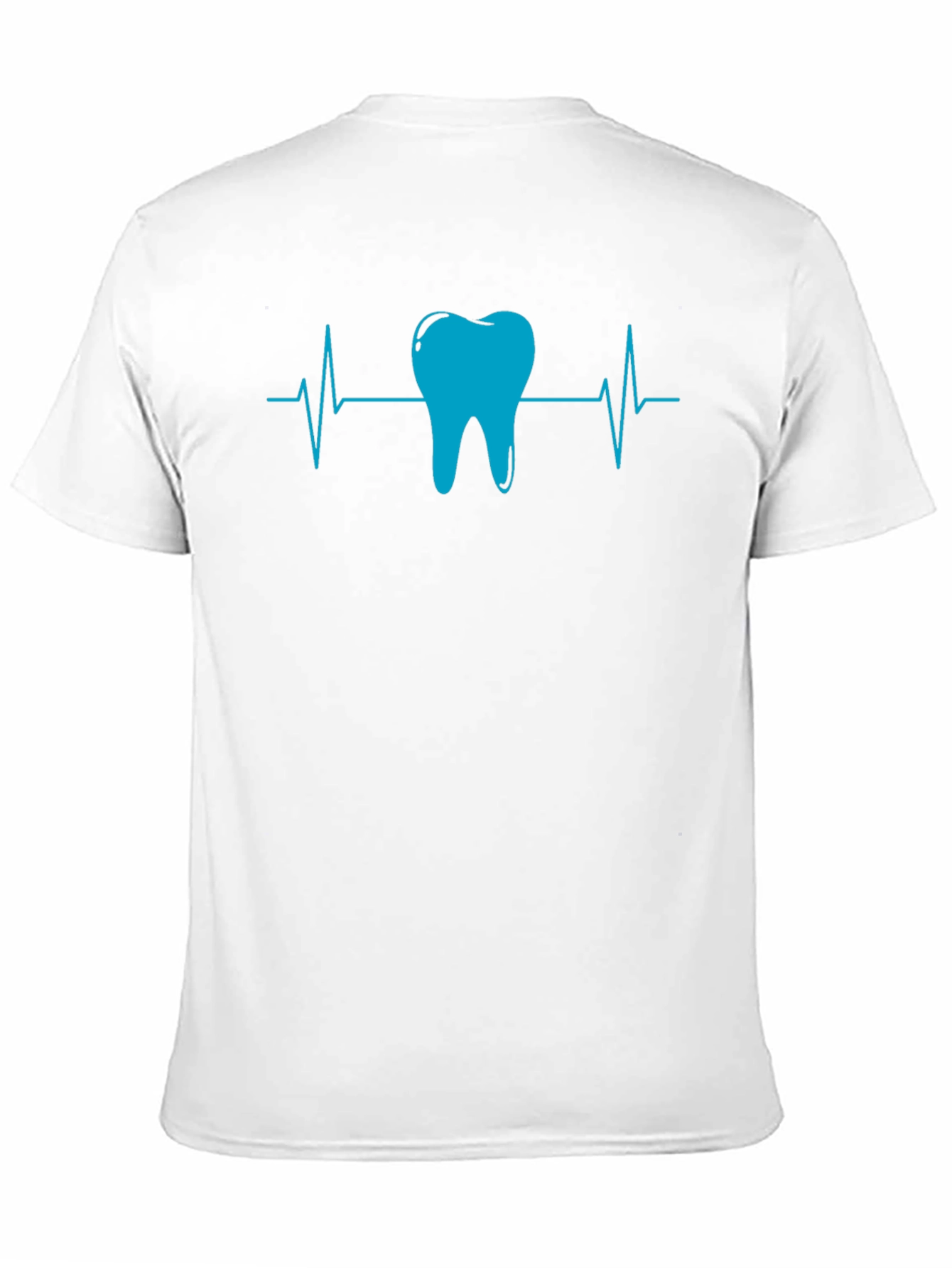 Black Dental Heartbeat T-Shirt - Black view 11