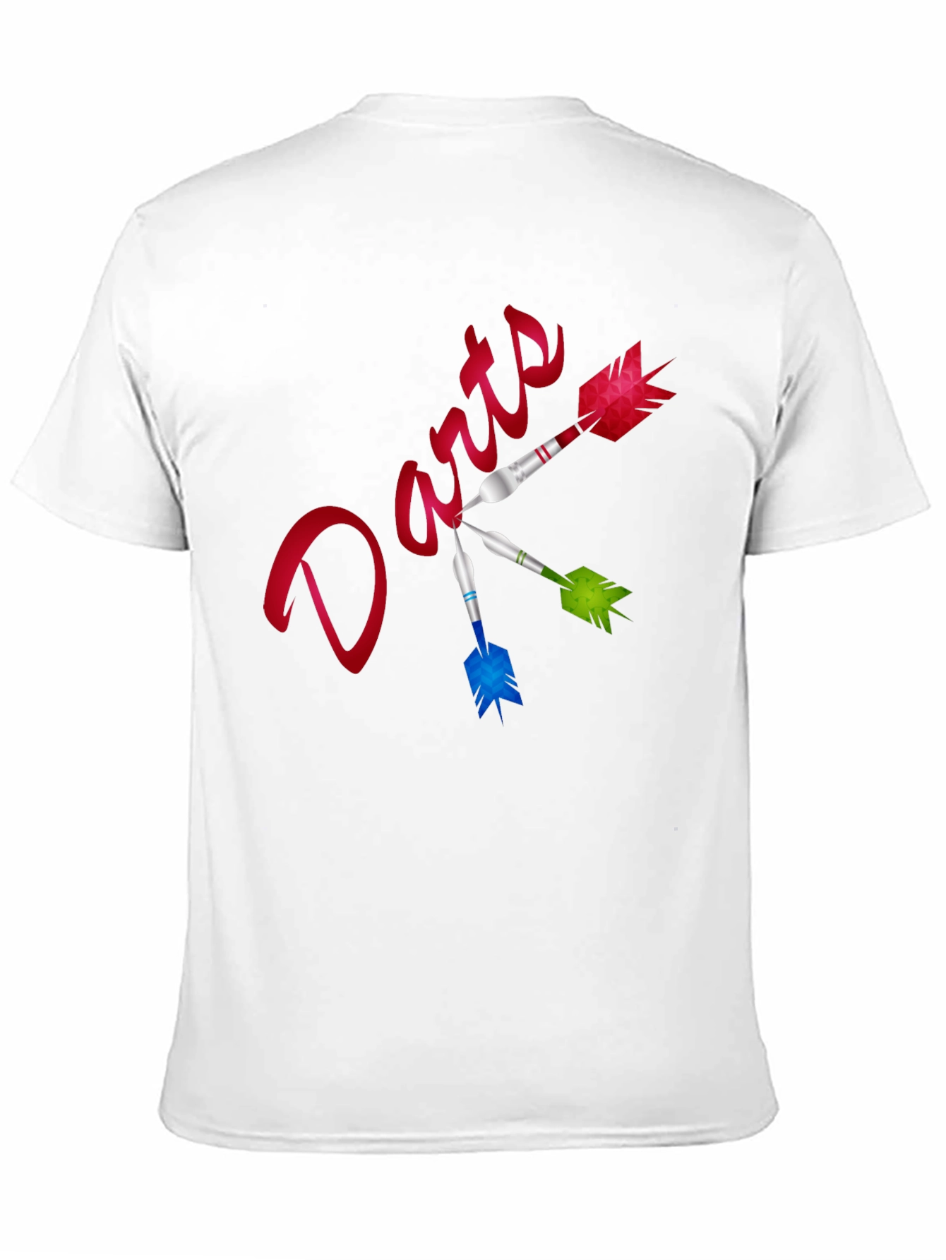 Black Darts Graphic T-Shirt - Fun Casual Tee view 11