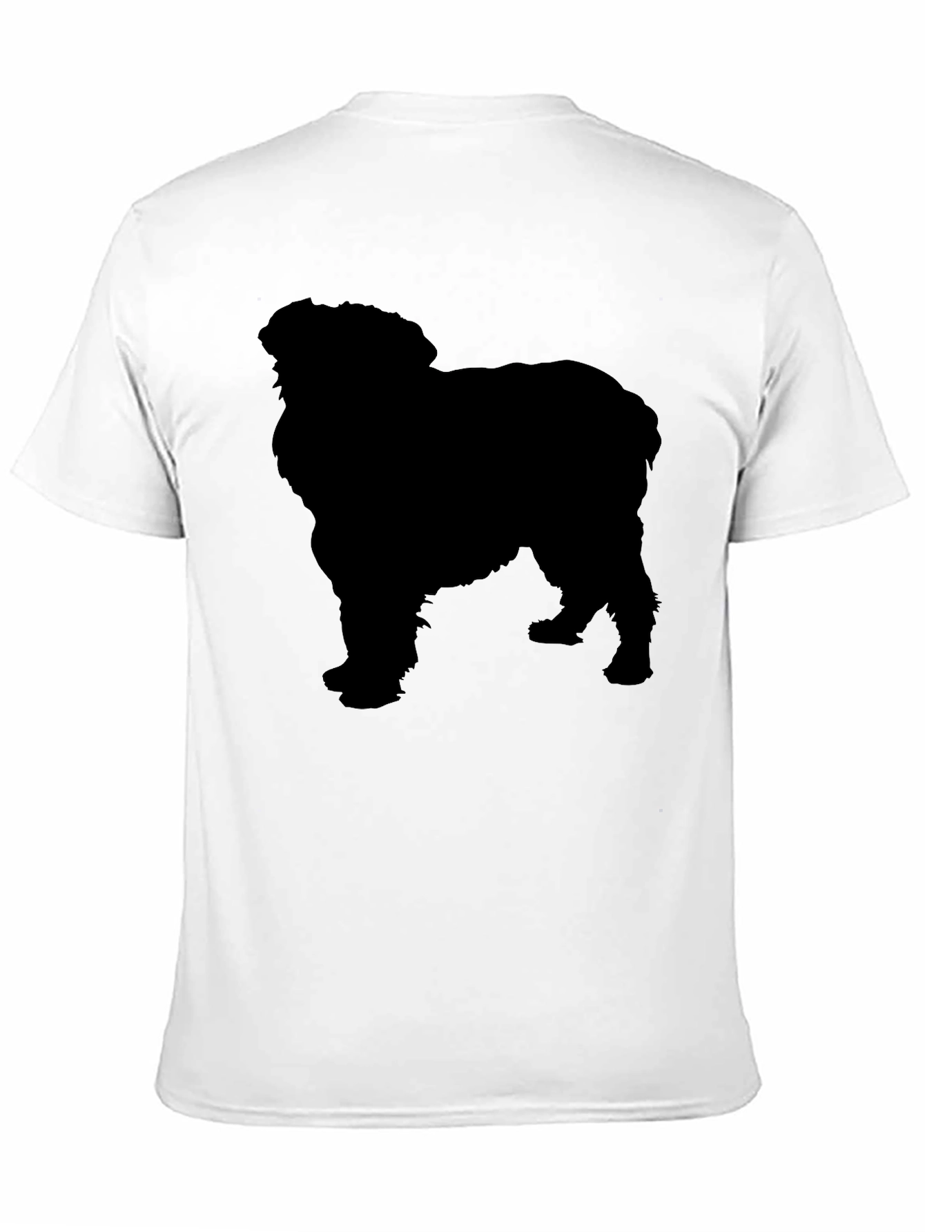 Black Black Dog Silhouette Graphic T-Shirt view 11