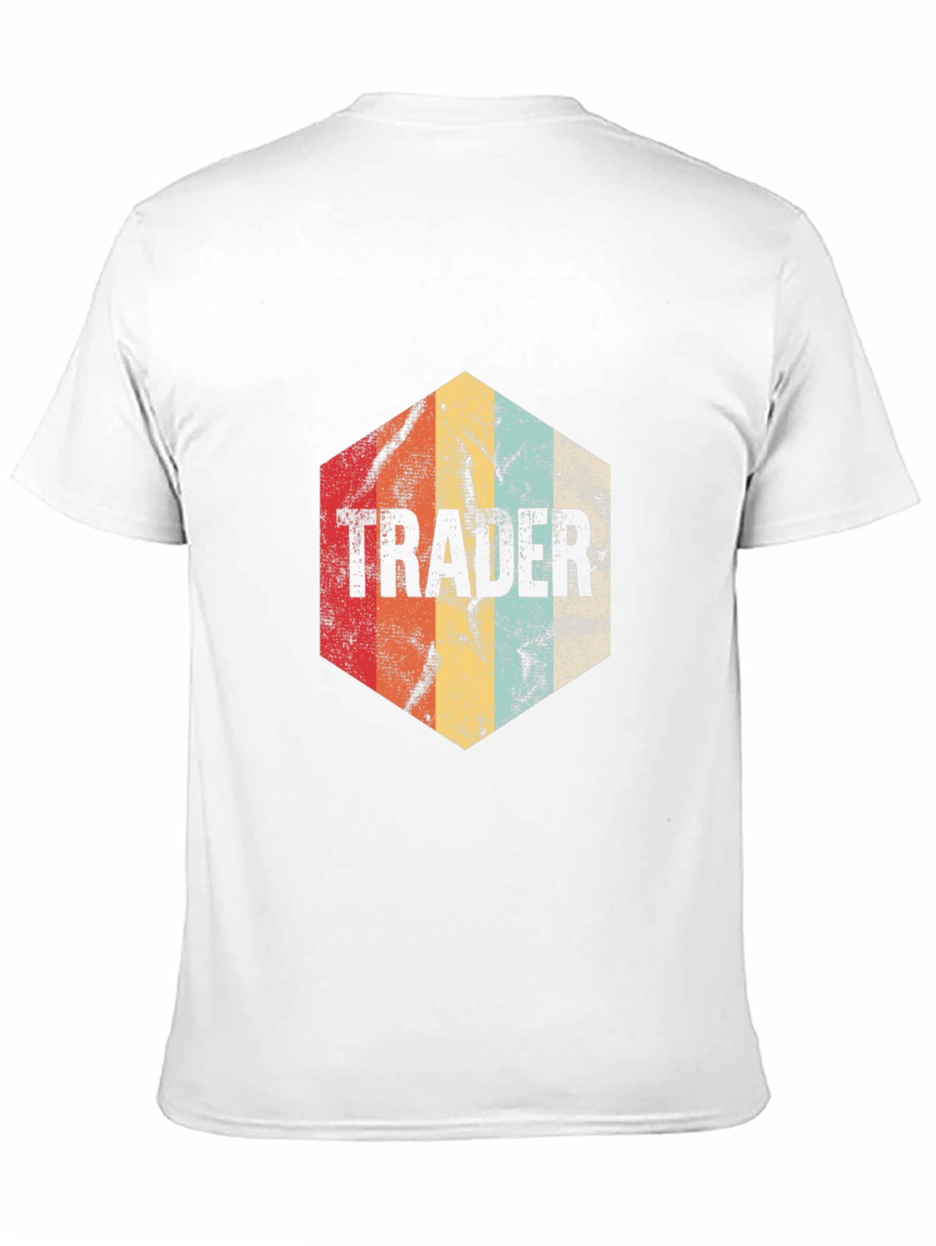 Black Vintage Trader T-Shirt - Retro Investment Style view 11