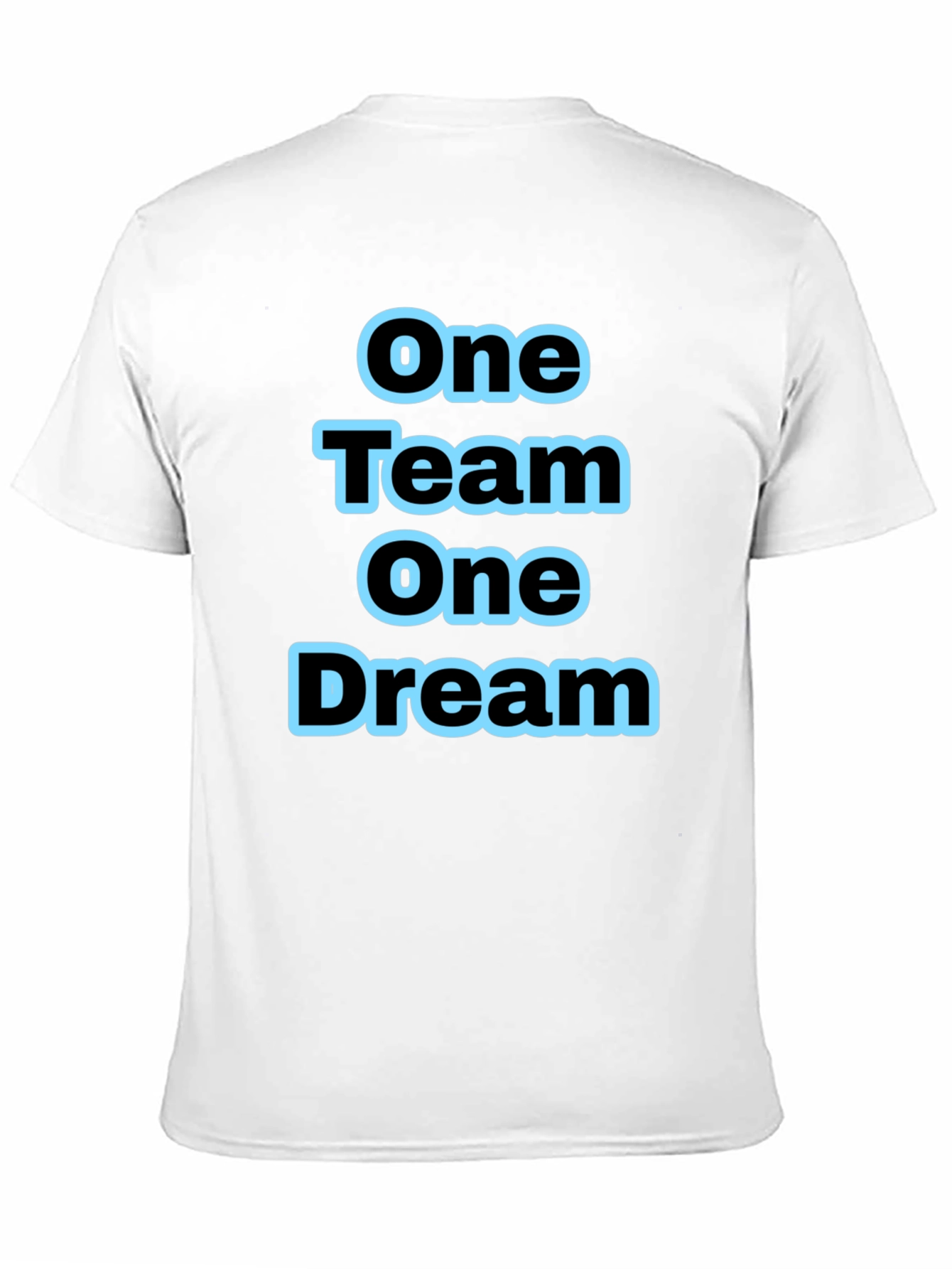 Black One Team One Dream Black Graphic Tee view 11