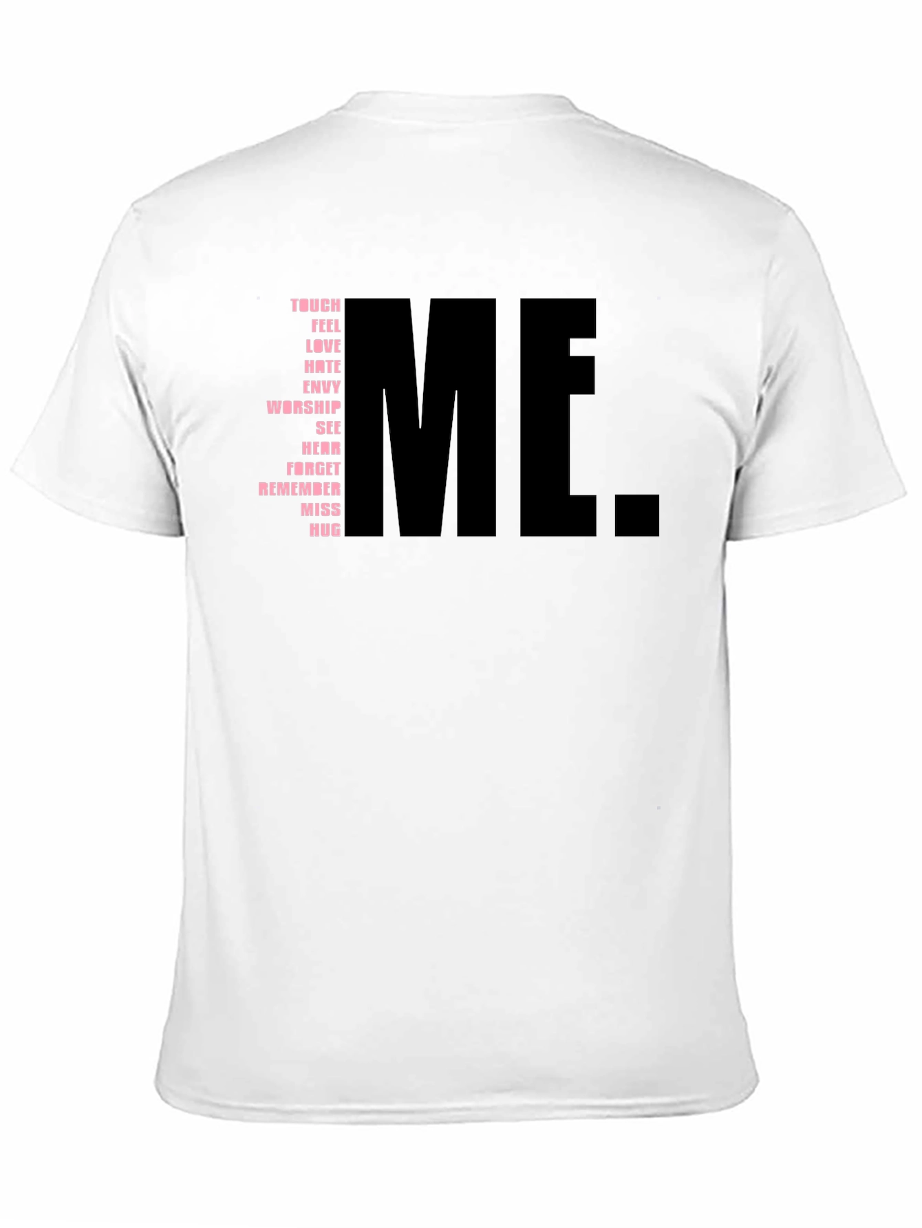 Black Touch Me Graphic Tee - Expressive Statement Shirt view 11