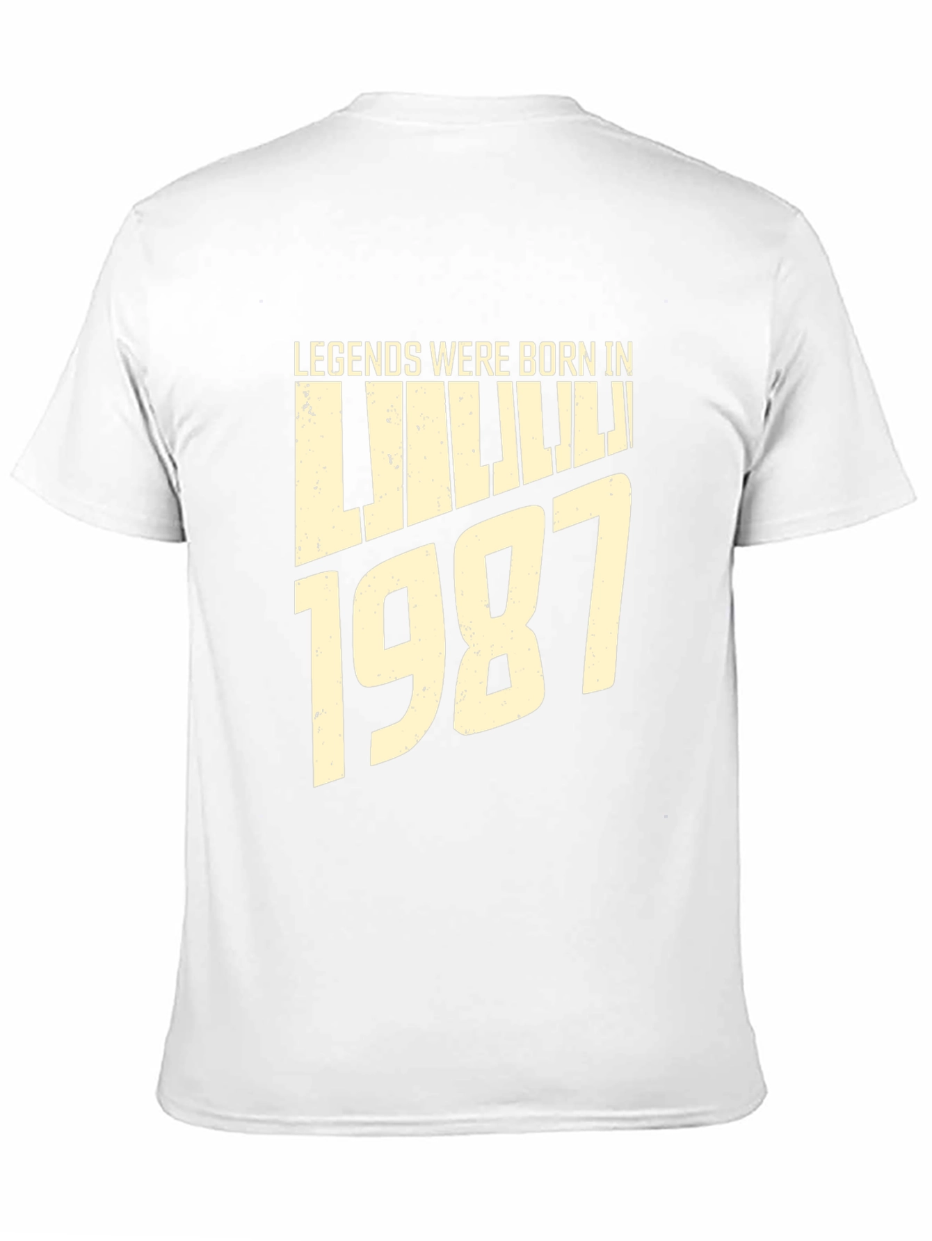 Black Legends Born in 1987 Black T-Shirt view 11