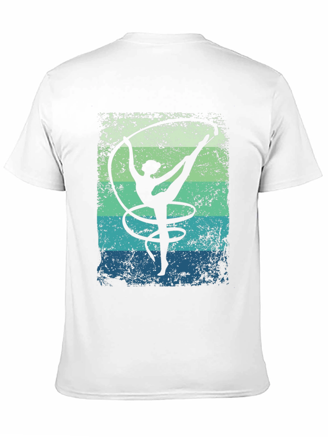 Black Rhythmic Gymnastics T-Shirt Retro Design view 11