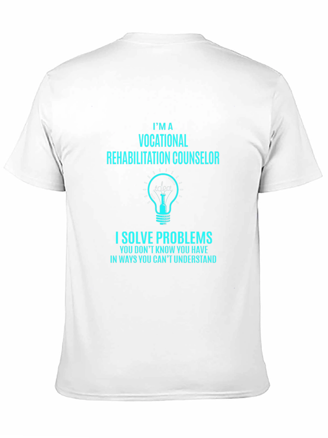 Black Vocational Rehabilitation Counselor T-Shirt view 11