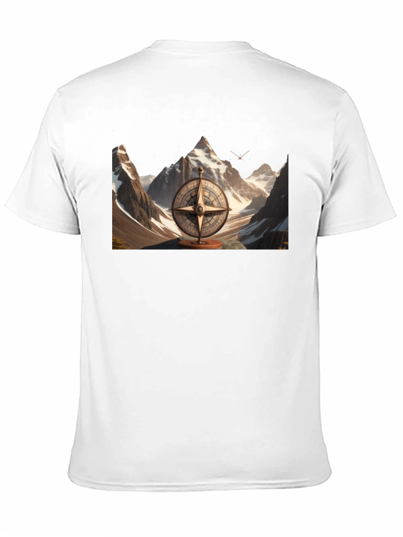 Black Compass Mountain Graphic Tee view 11