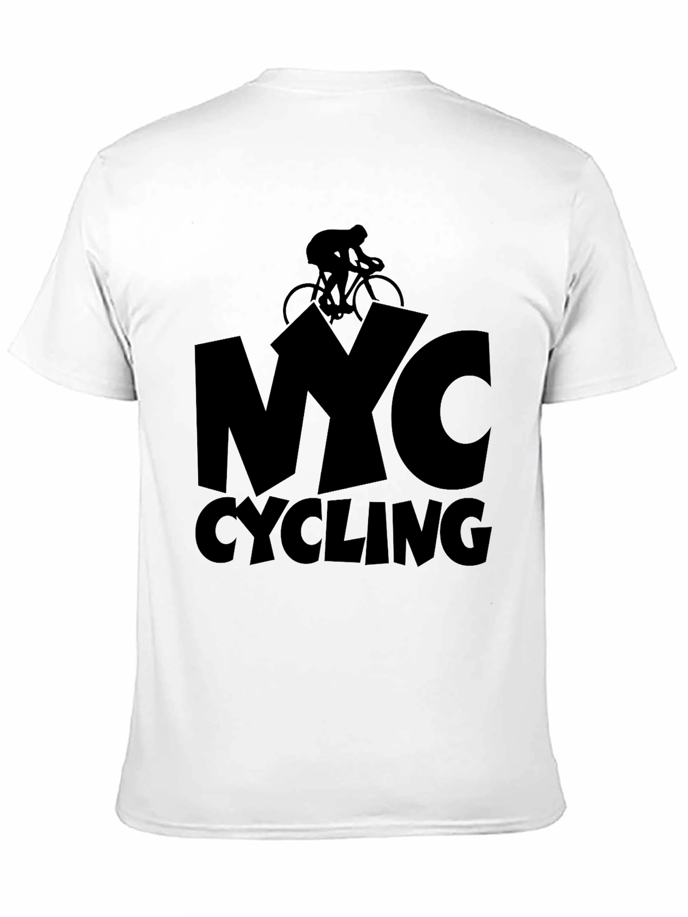 Black NYC Cycling Black T-Shirt view 11