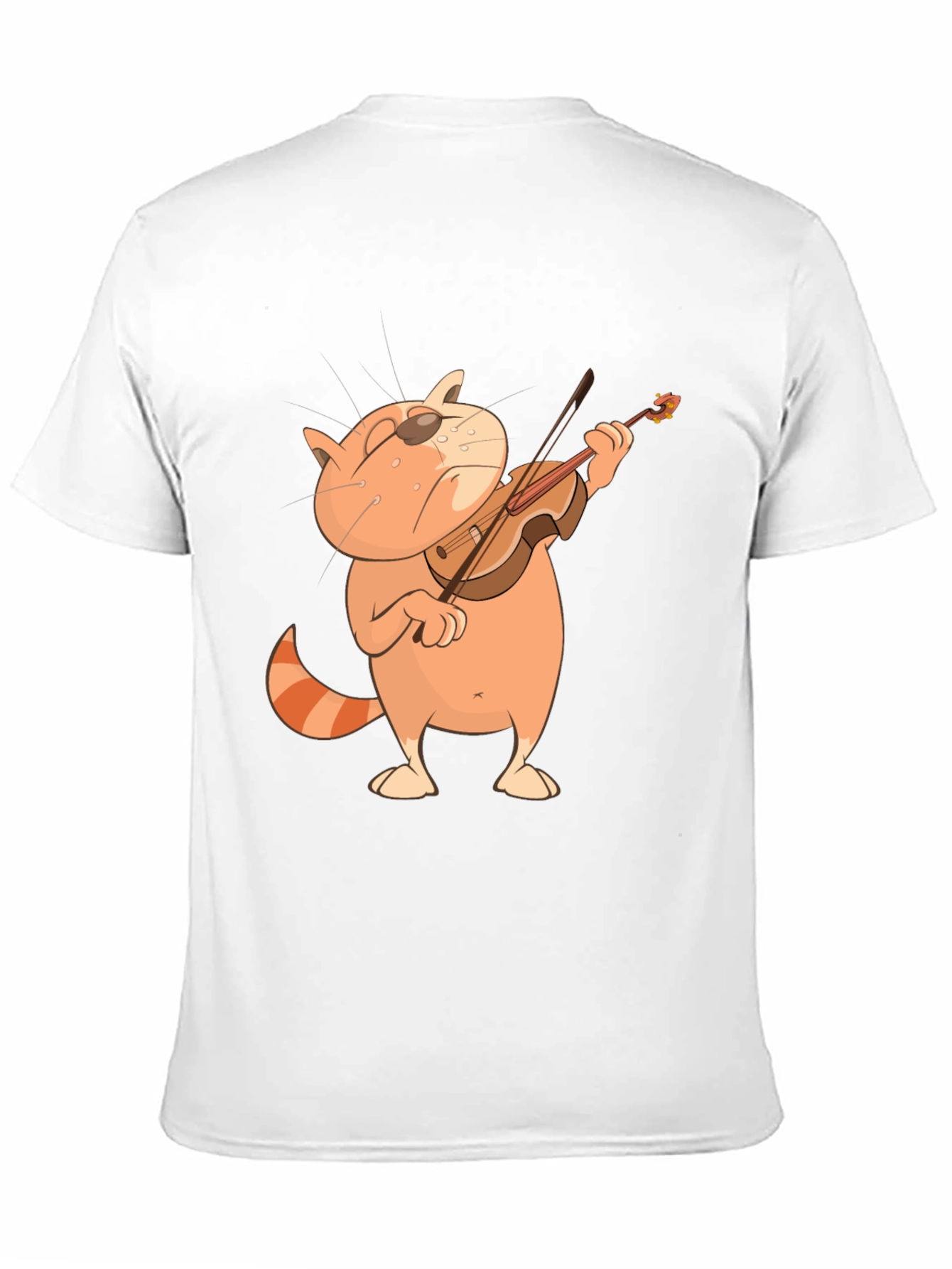 Black Cat Violinist Graphic Tee view 11