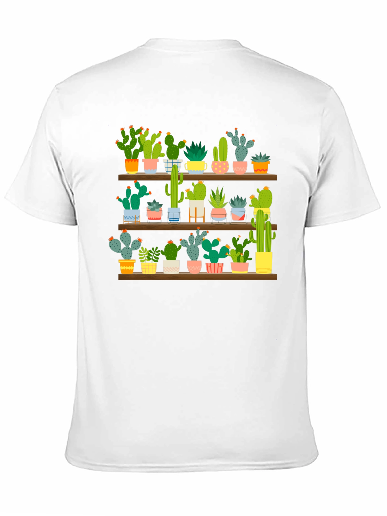 Black Cactus Shelf Graphic T-Shirt view 11