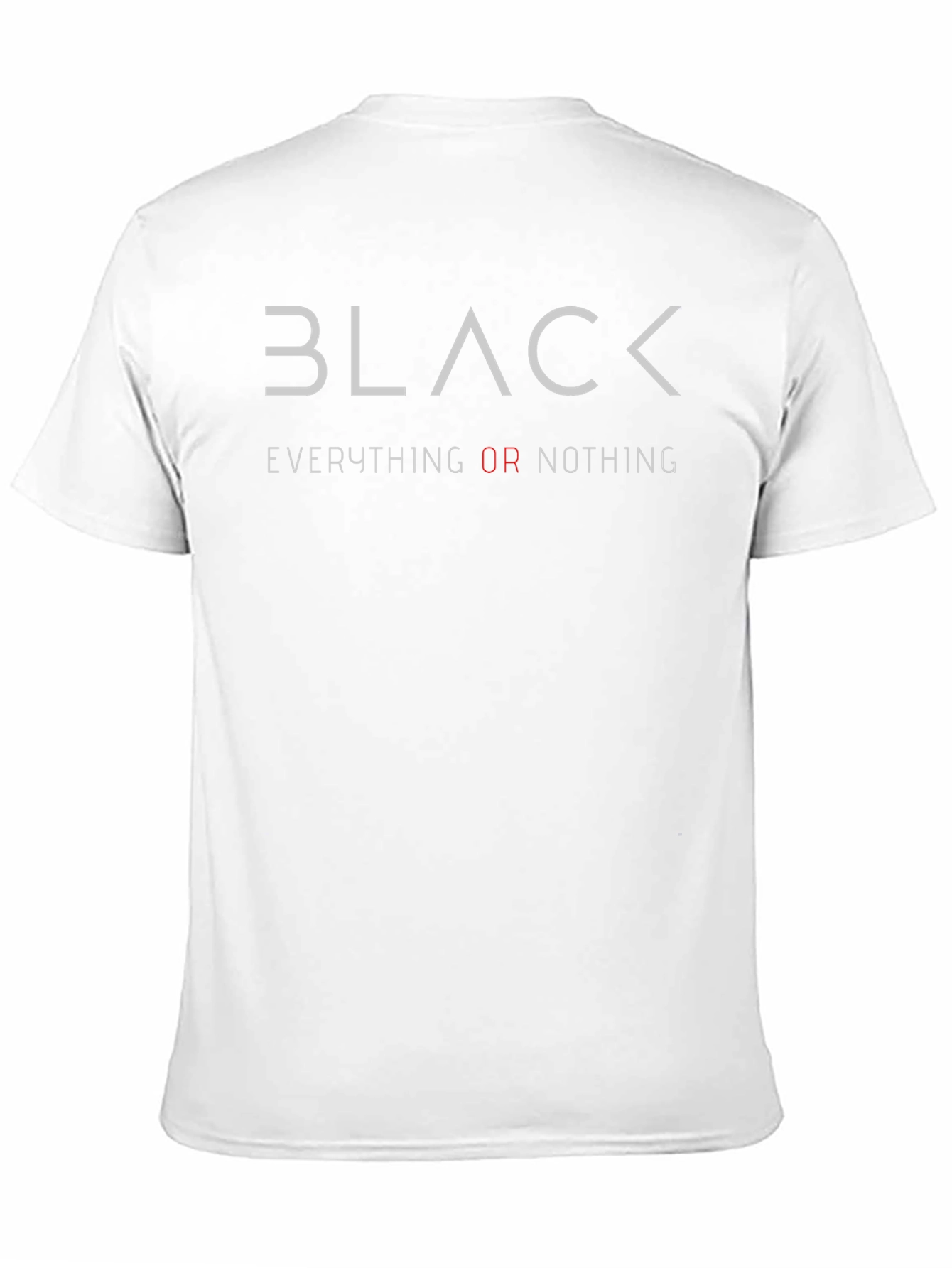 Black Black Everything or Nothing Graphic Tee view 11