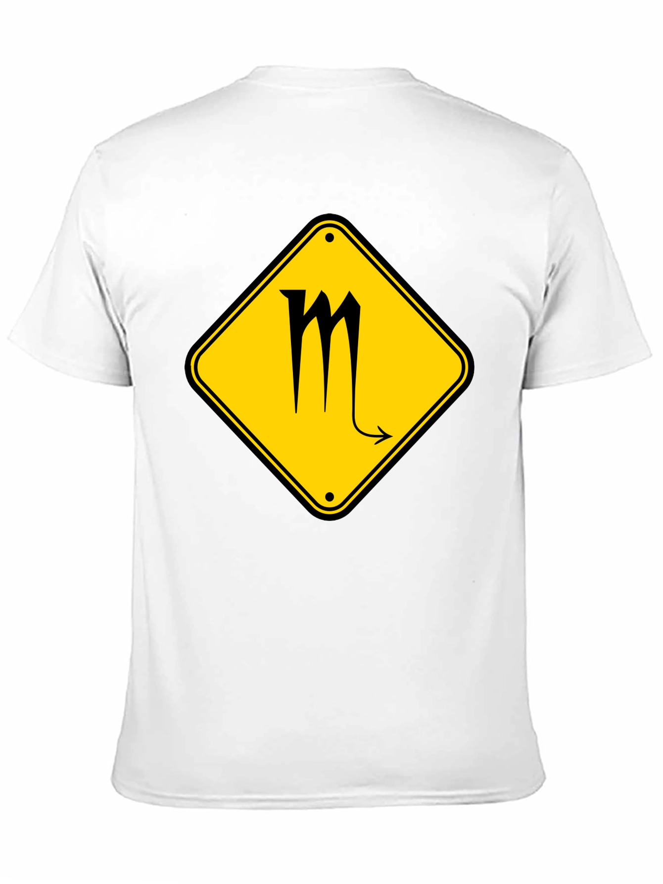 Black Scorpio Zodiac Sign T-Shirt view 11