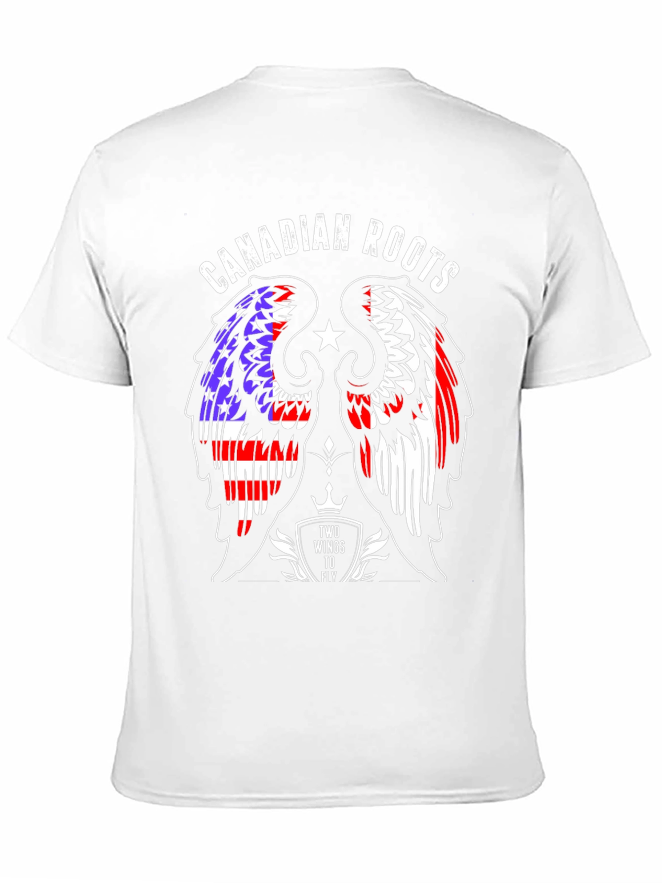 Black Canadian Roots T-Shirt - Two Wings to Fly view 11