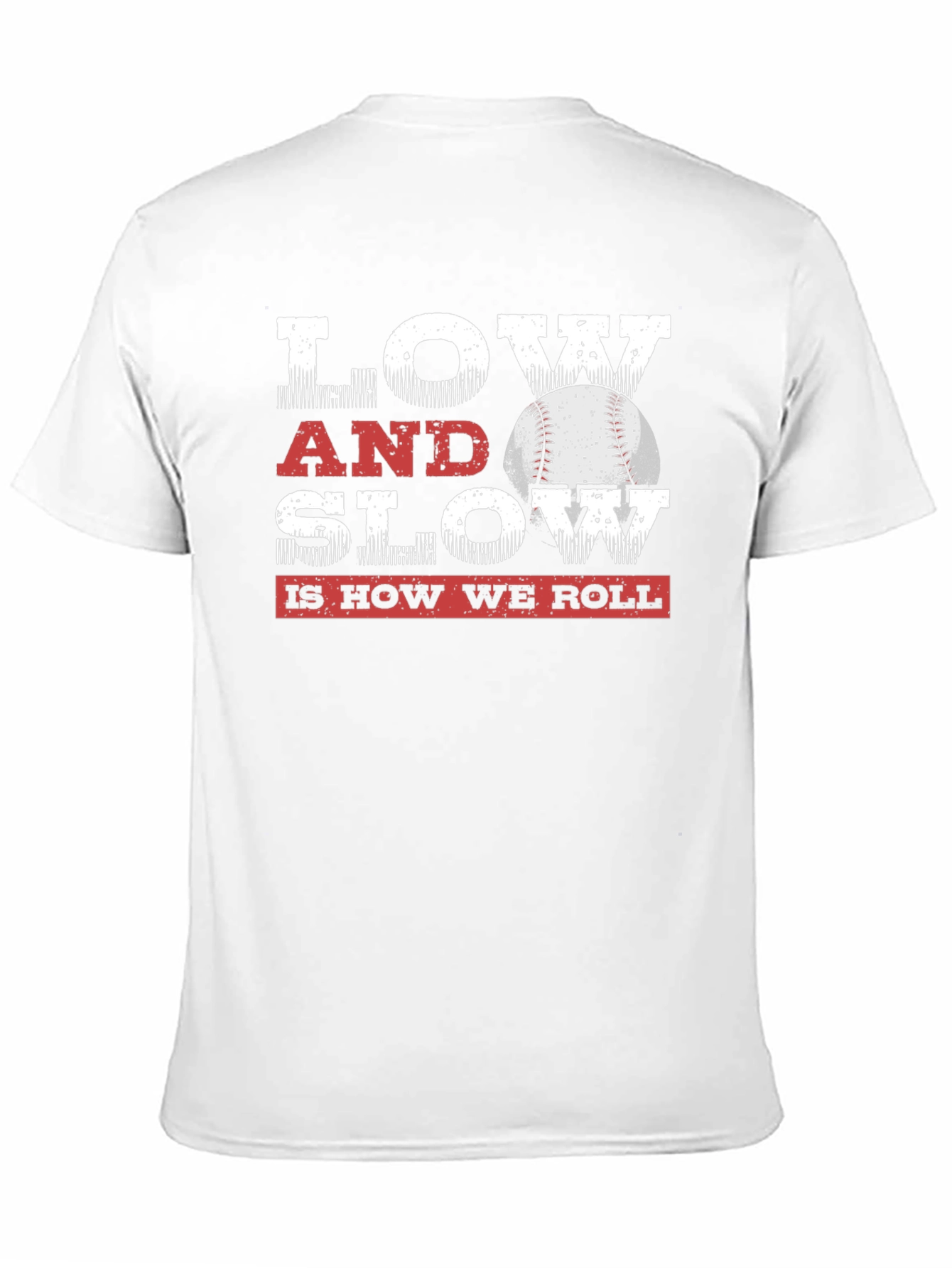 Black Low & Slow Baseball T-Shirt view 11