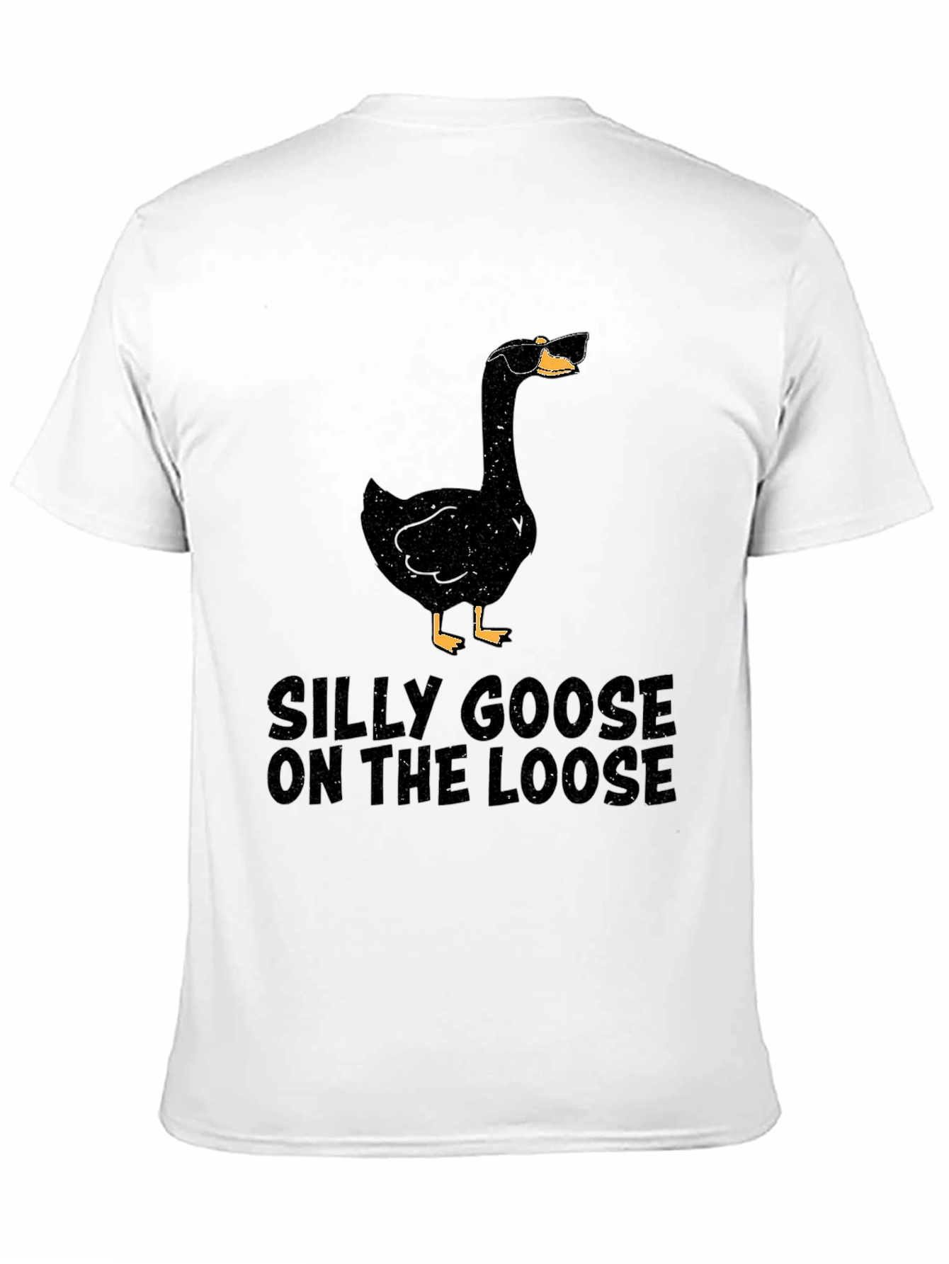 Black Silly Goose On The Loose Graphic T-Shirt view 11