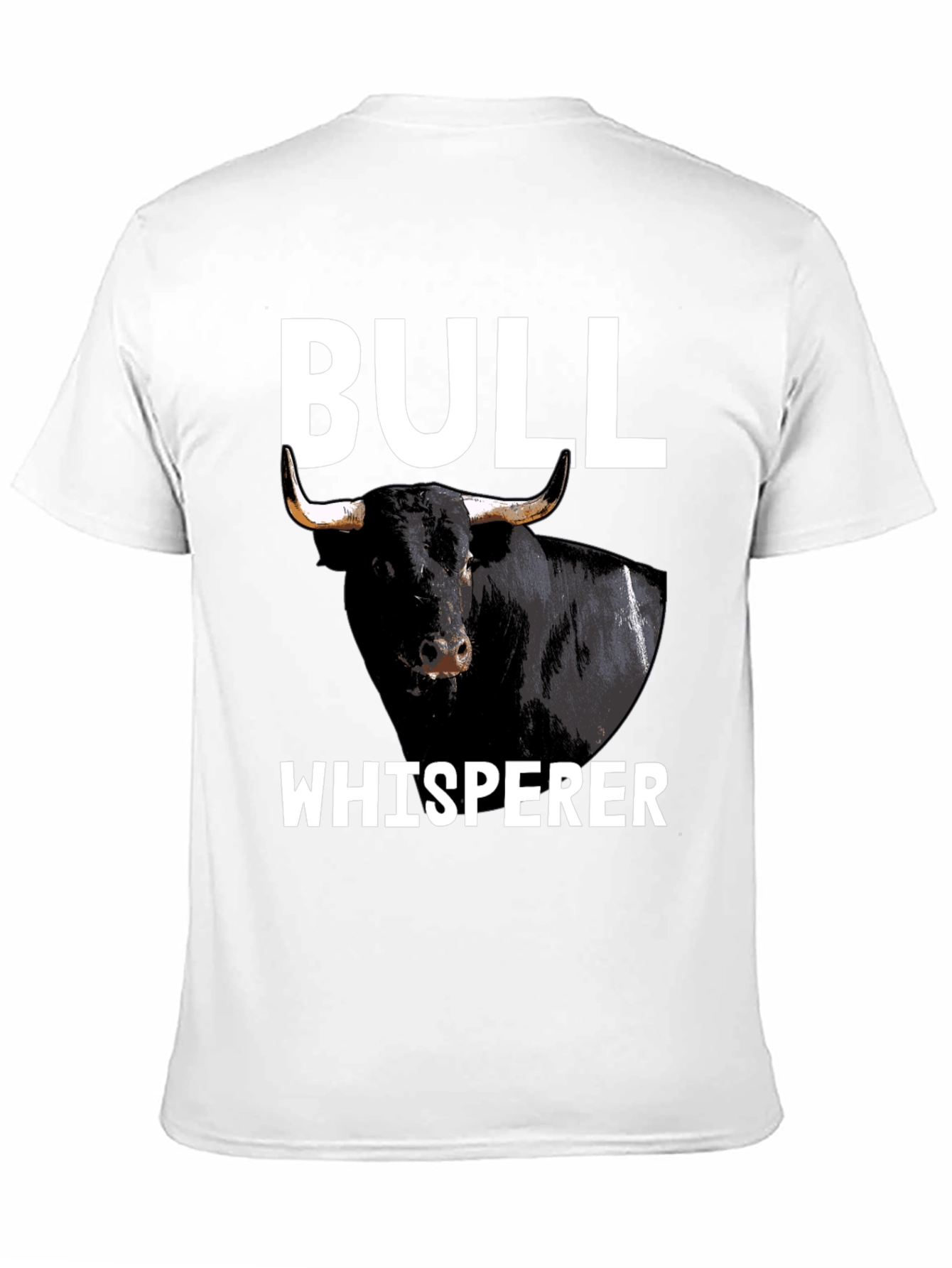 Black Bull Whisperer T-Shirt - Black Graphic Tee view 11