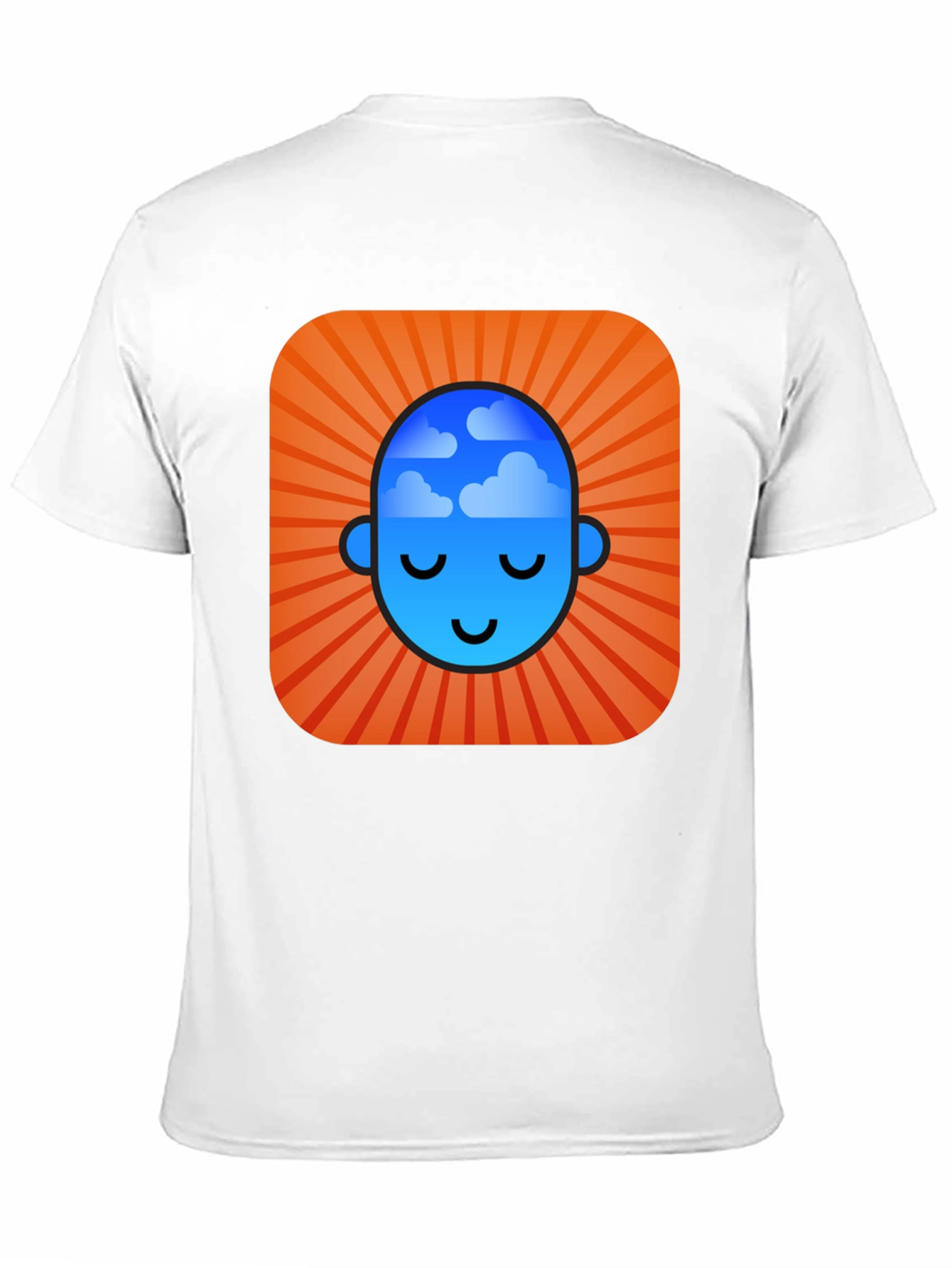 Black Zen Mind T-Shirt - Cloud Head Graphic Tee view 11