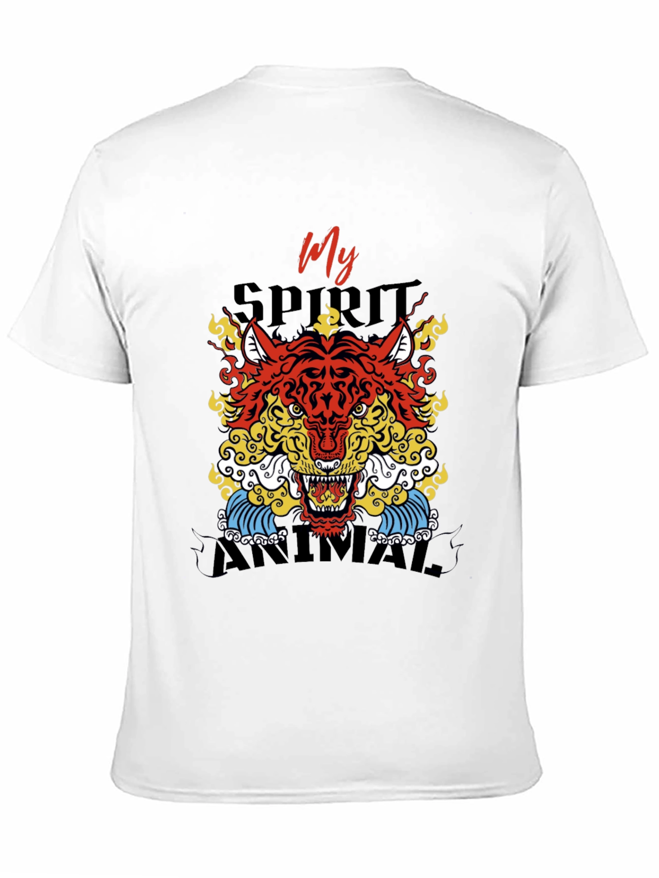 Black My Spirit Animal Graphic T-Shirt view 11
