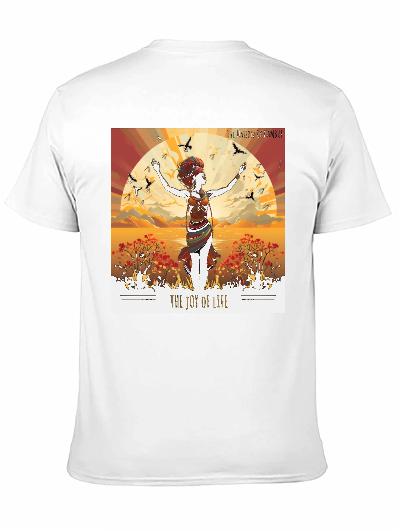 Black The Joy Of Life Graphic T-Shirt view 11