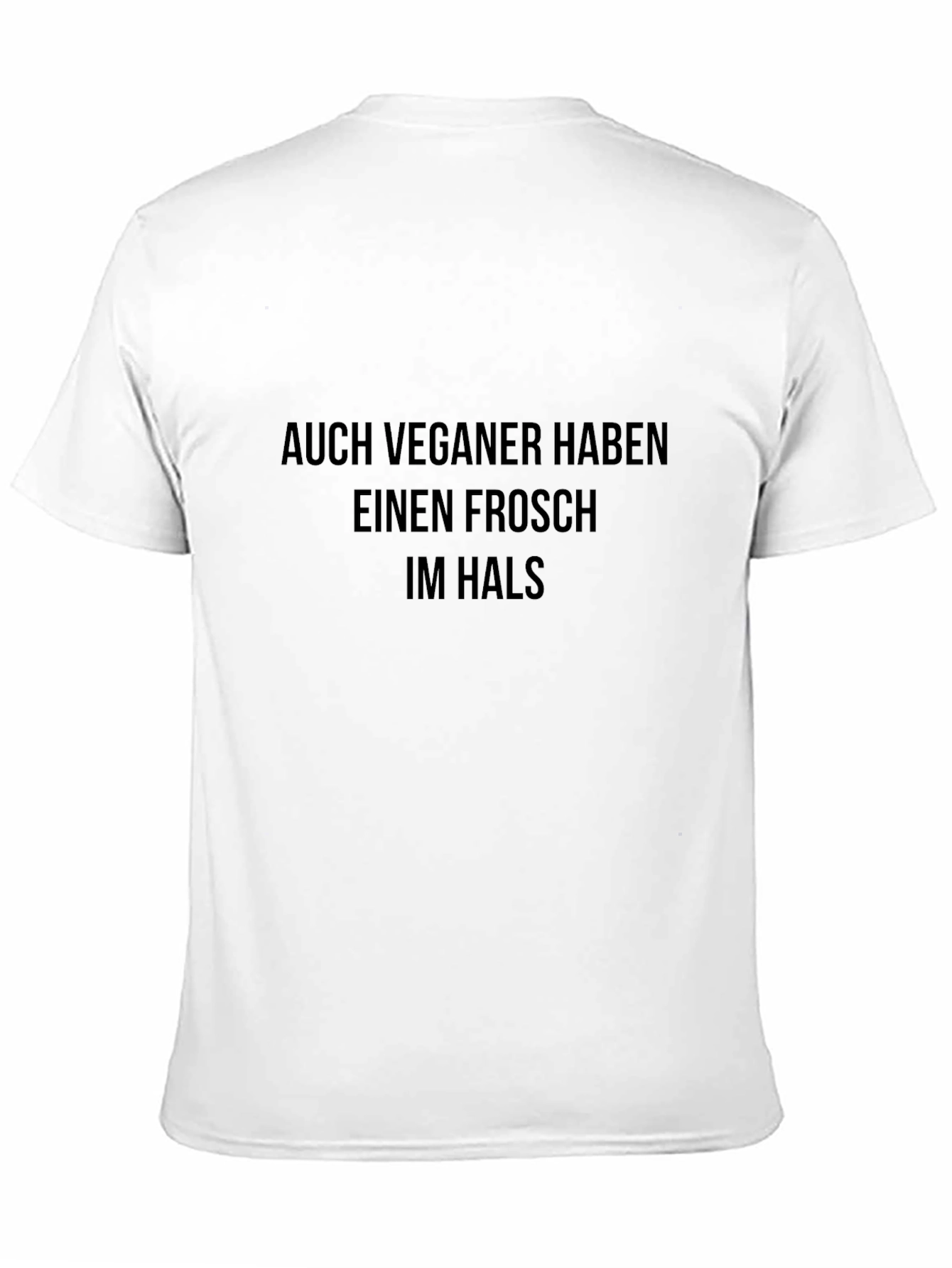 Black Vegan Frog Throat Black T-Shirt view 11