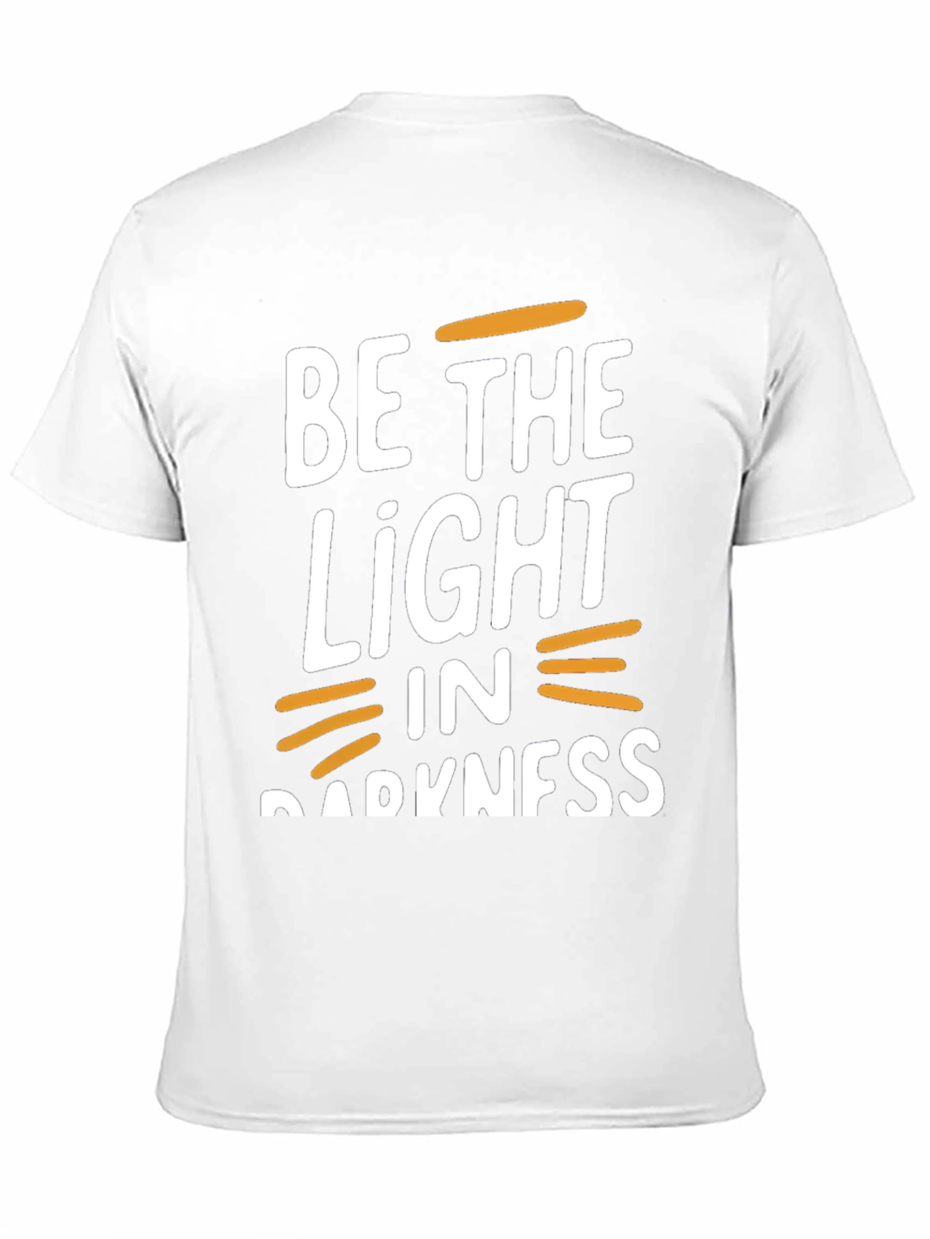 Black Be The Light In Darkness Graphic T-Shirt view 11