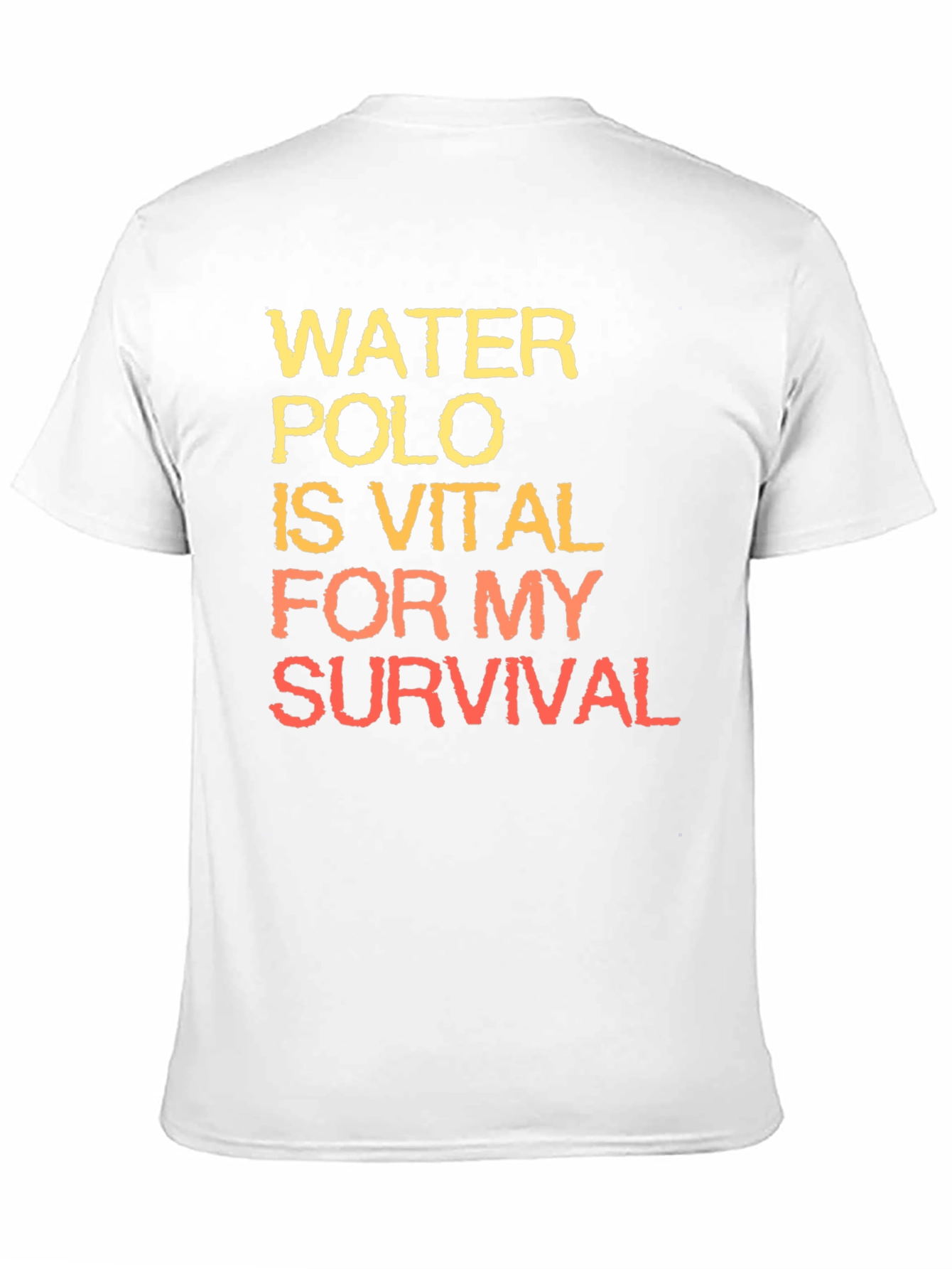 Black Water Polo is Vital T-Shirt view 11