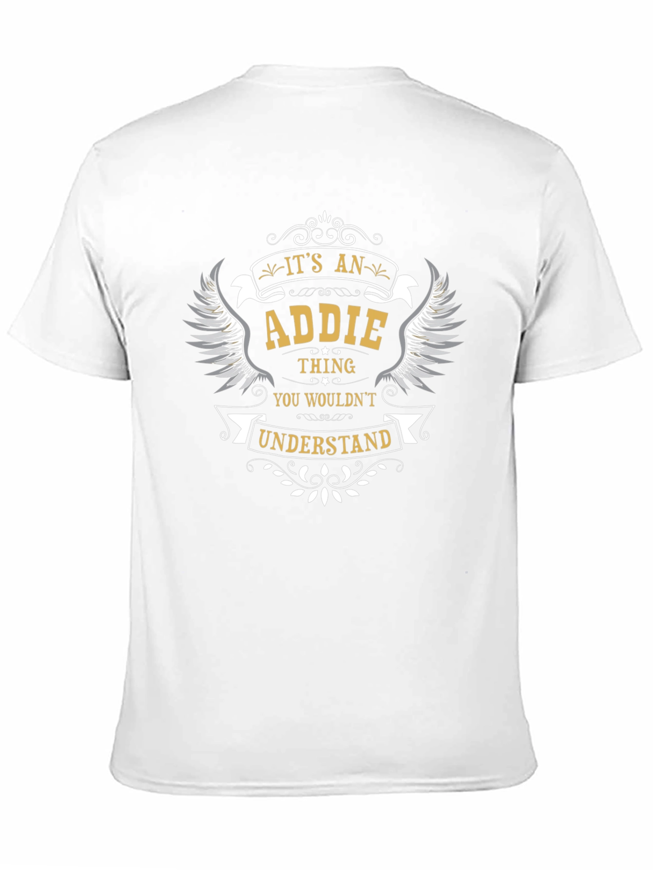 Black It's An Addie Thing T-Shirt view 11