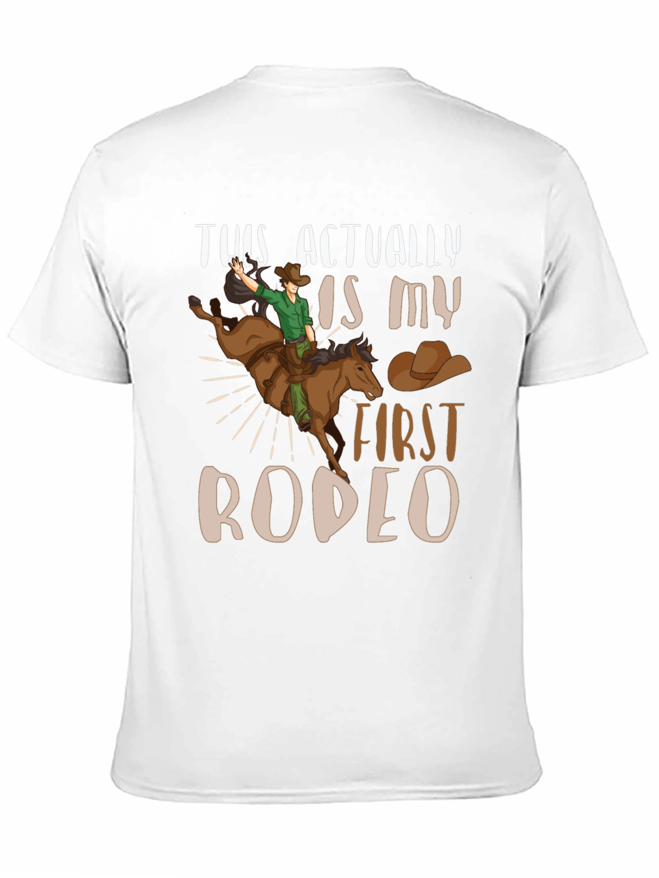 First Rodeo Graphic Tee - Cowboy T-Shirt - 11