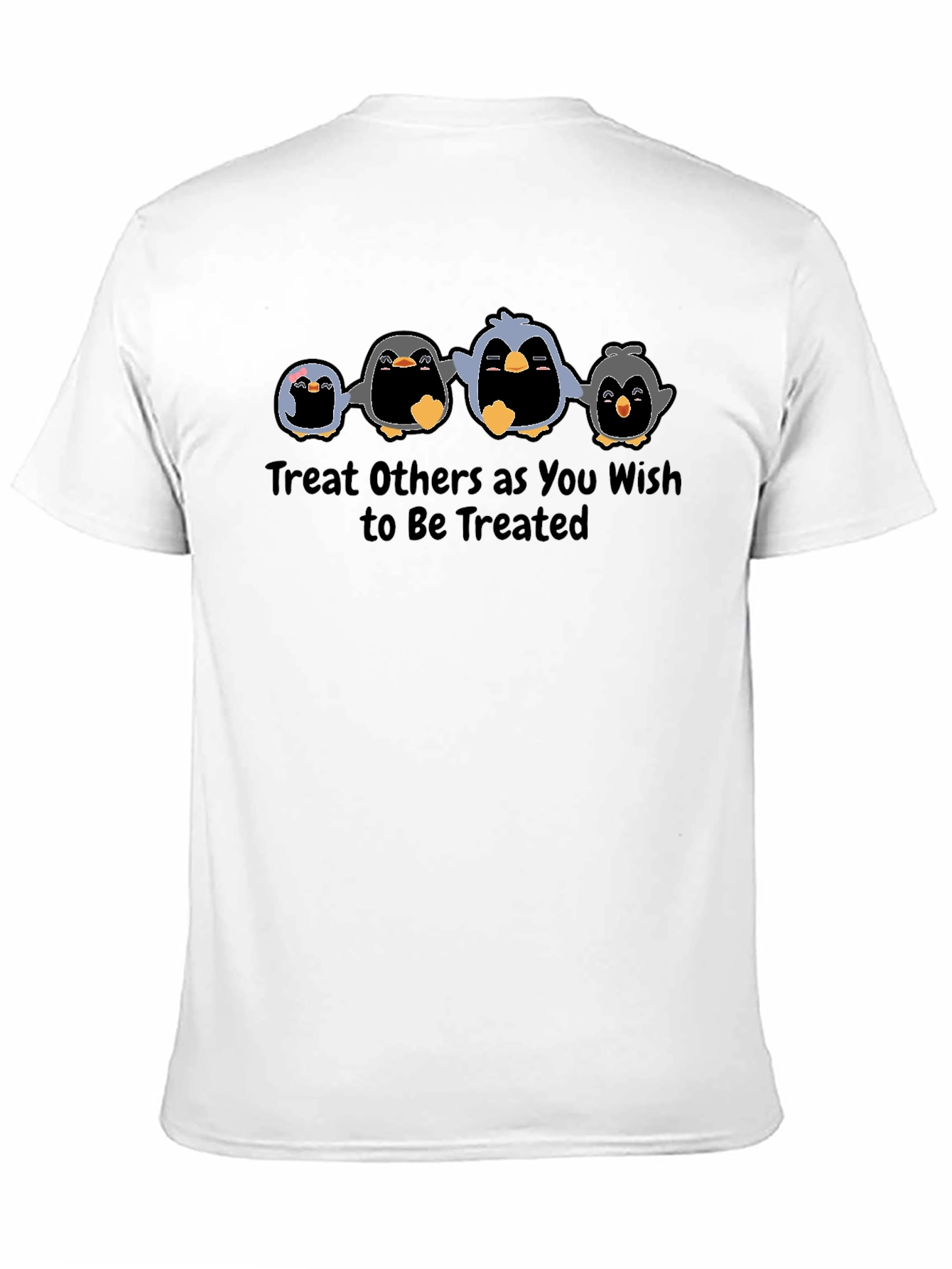 Black Penguin Treat Others Graphic Tee view 11