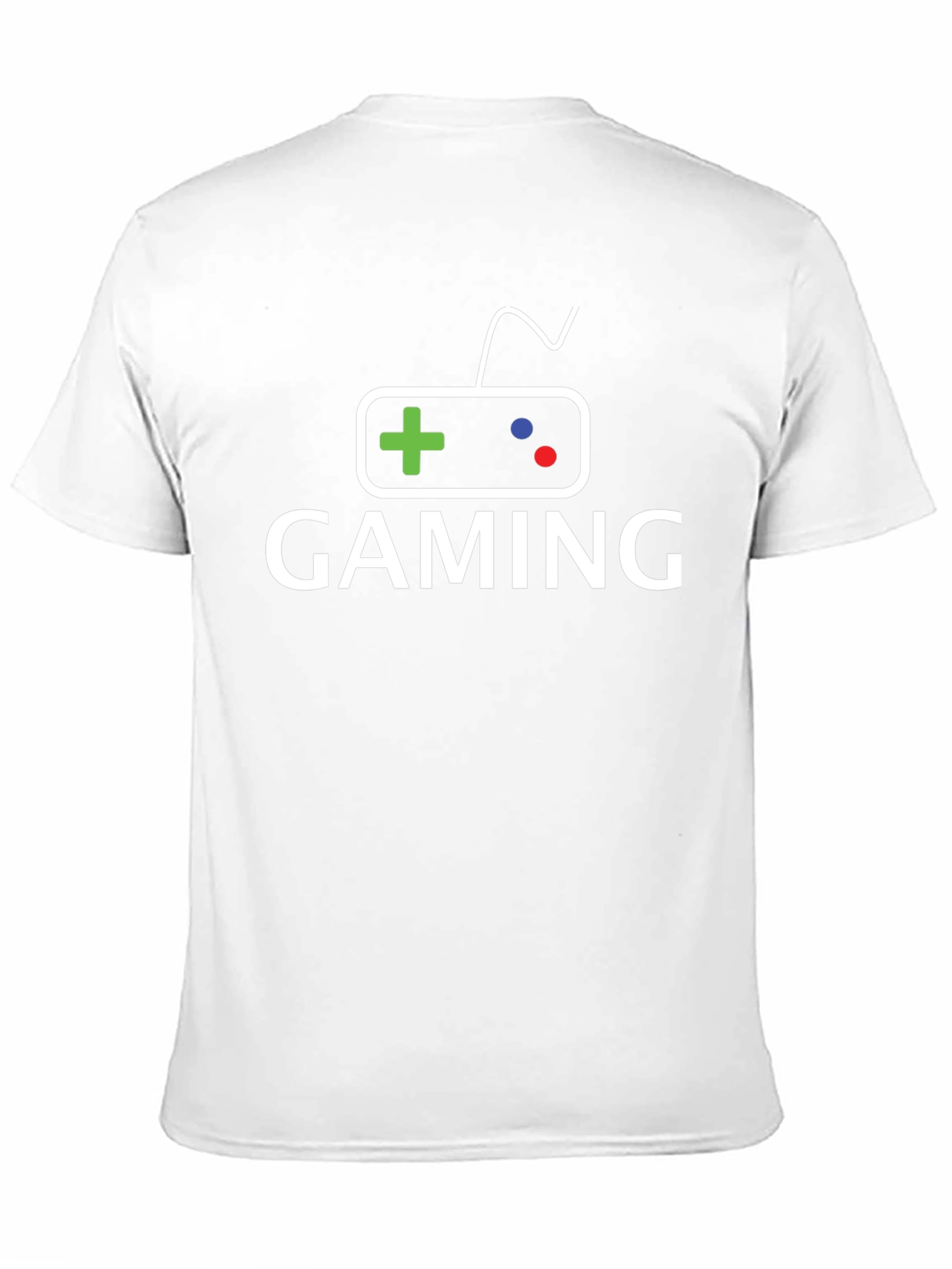 Black Gaming Controller T-Shirt - Black view 11