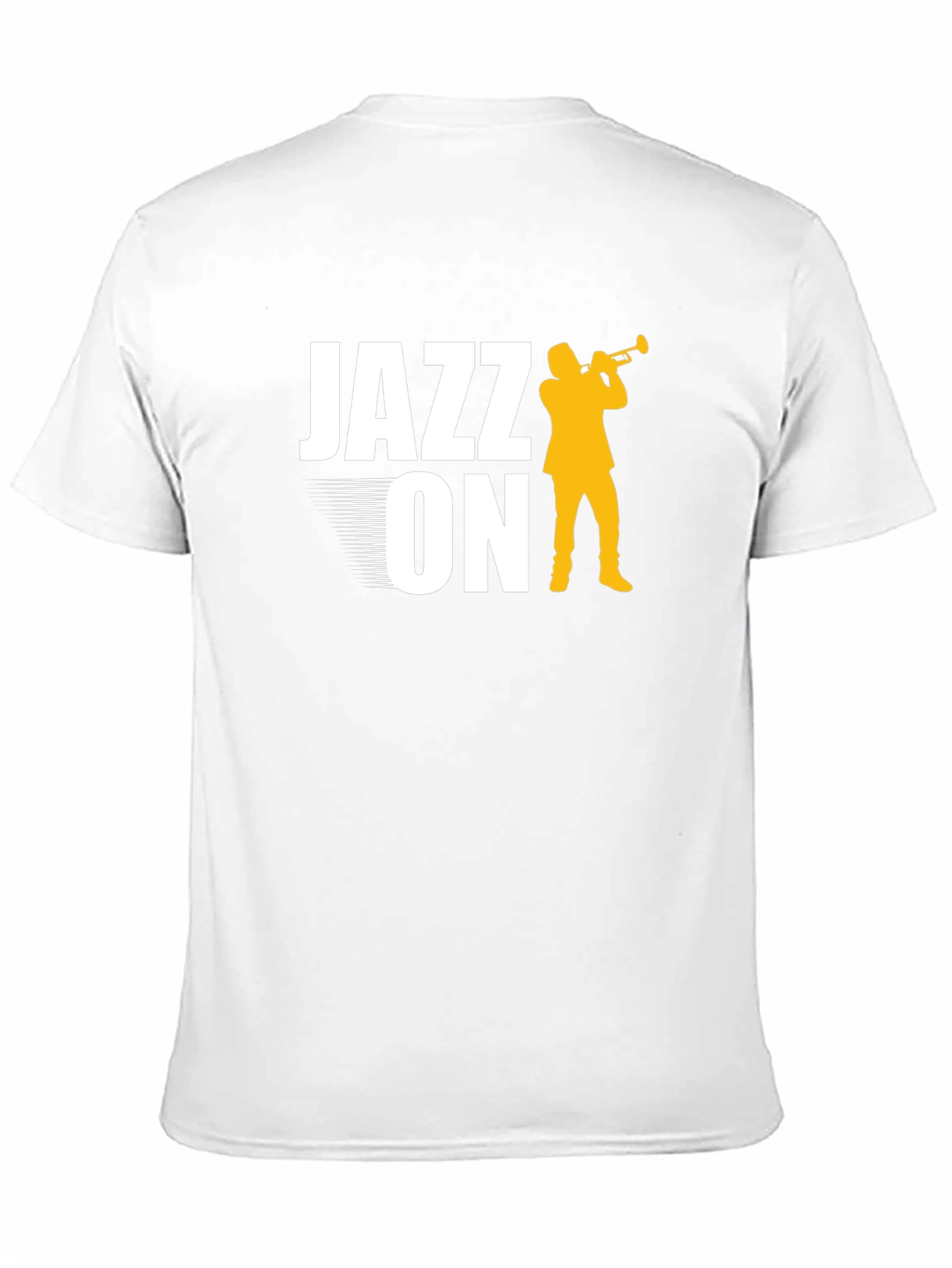 Black Jazz On Graphic Tee - Black Cotton T-Shirt view 11