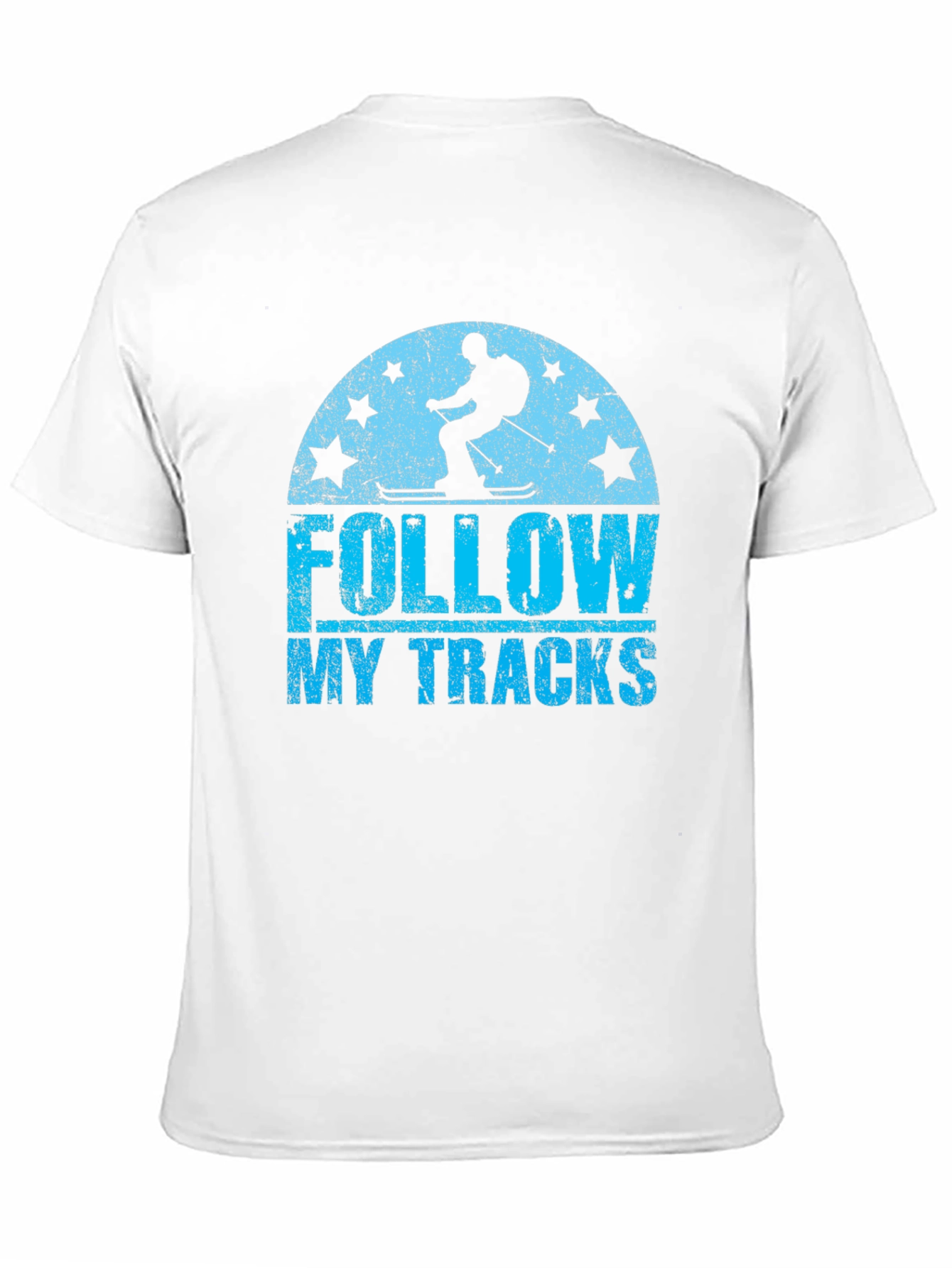 Black Follow My Tracks Skiing T-Shirt view 11