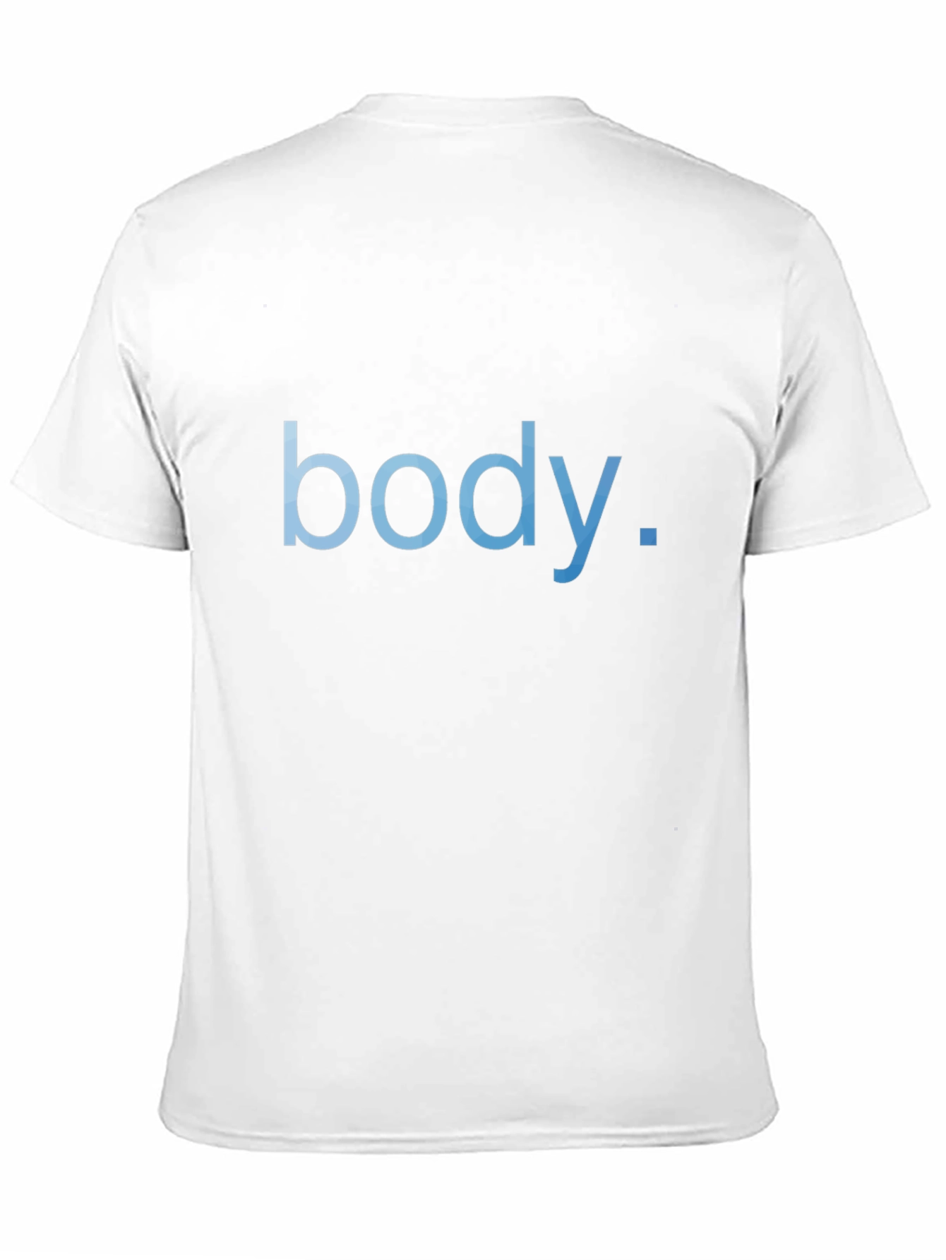 Black Body Text T-Shirt - Mens Fashion view 11