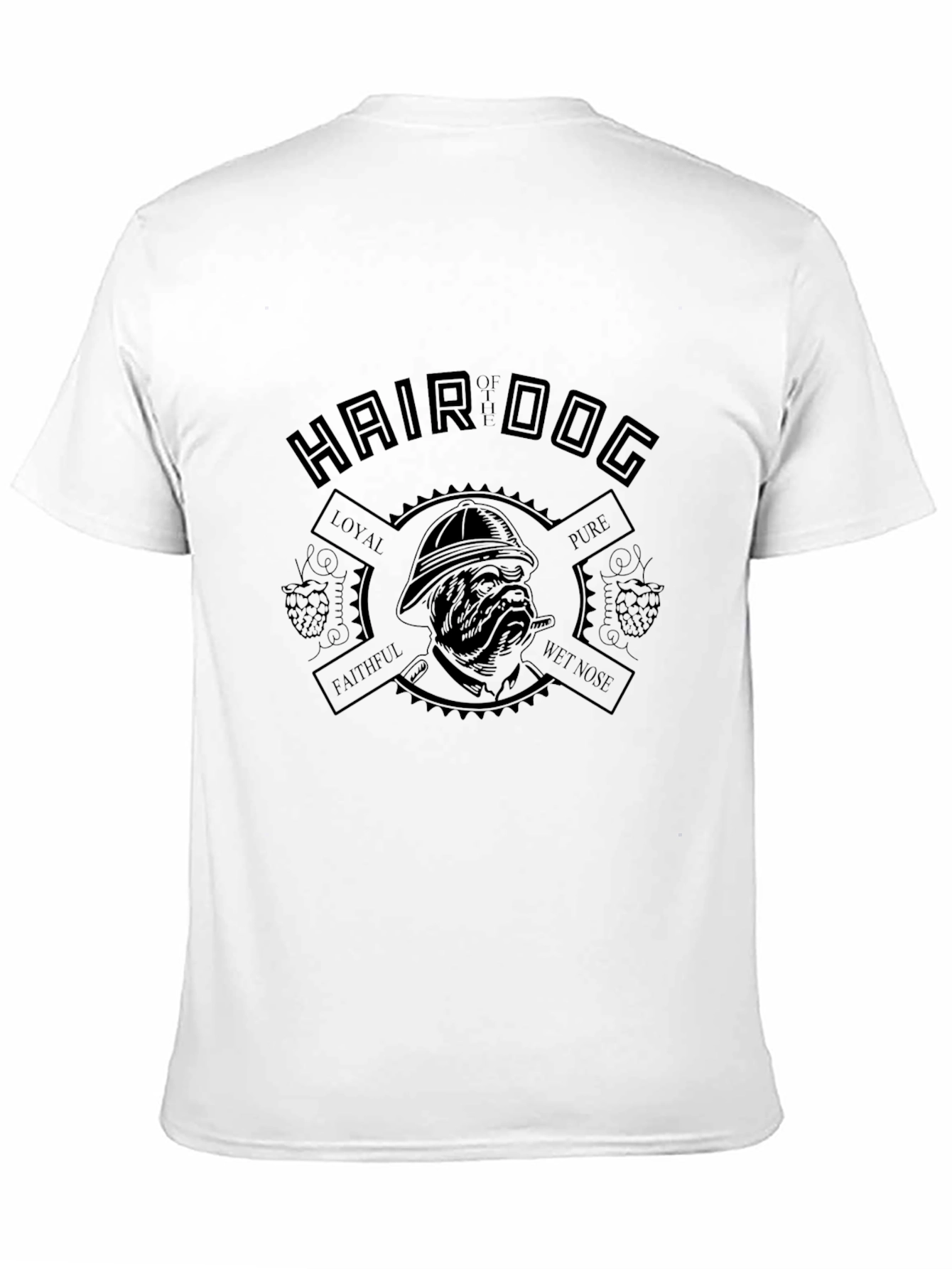 Black Hair of the Dog Graphic T-Shirt view 11
