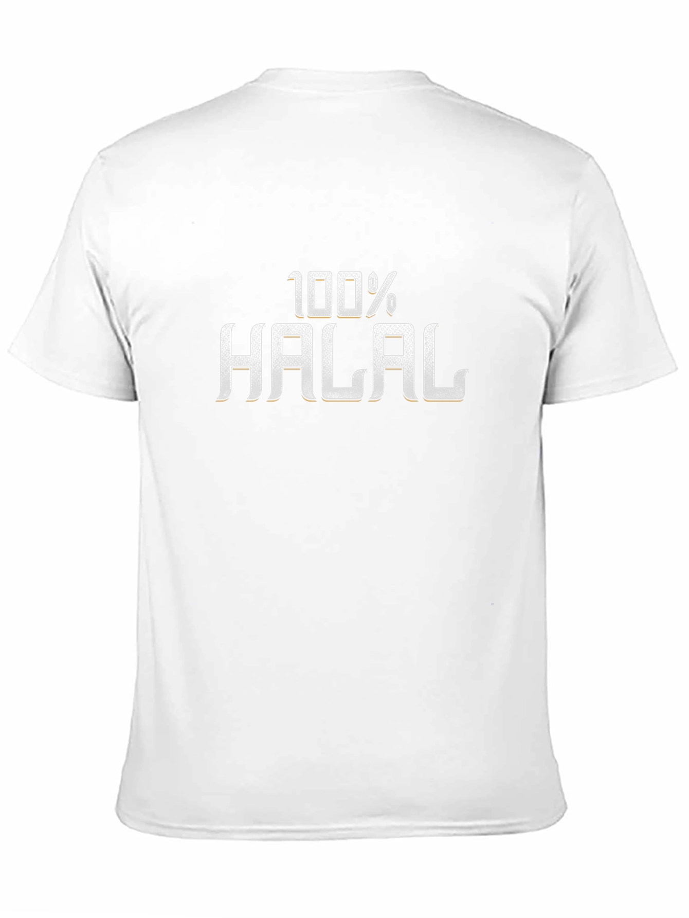 Black 100% Halal T-Shirt view 11