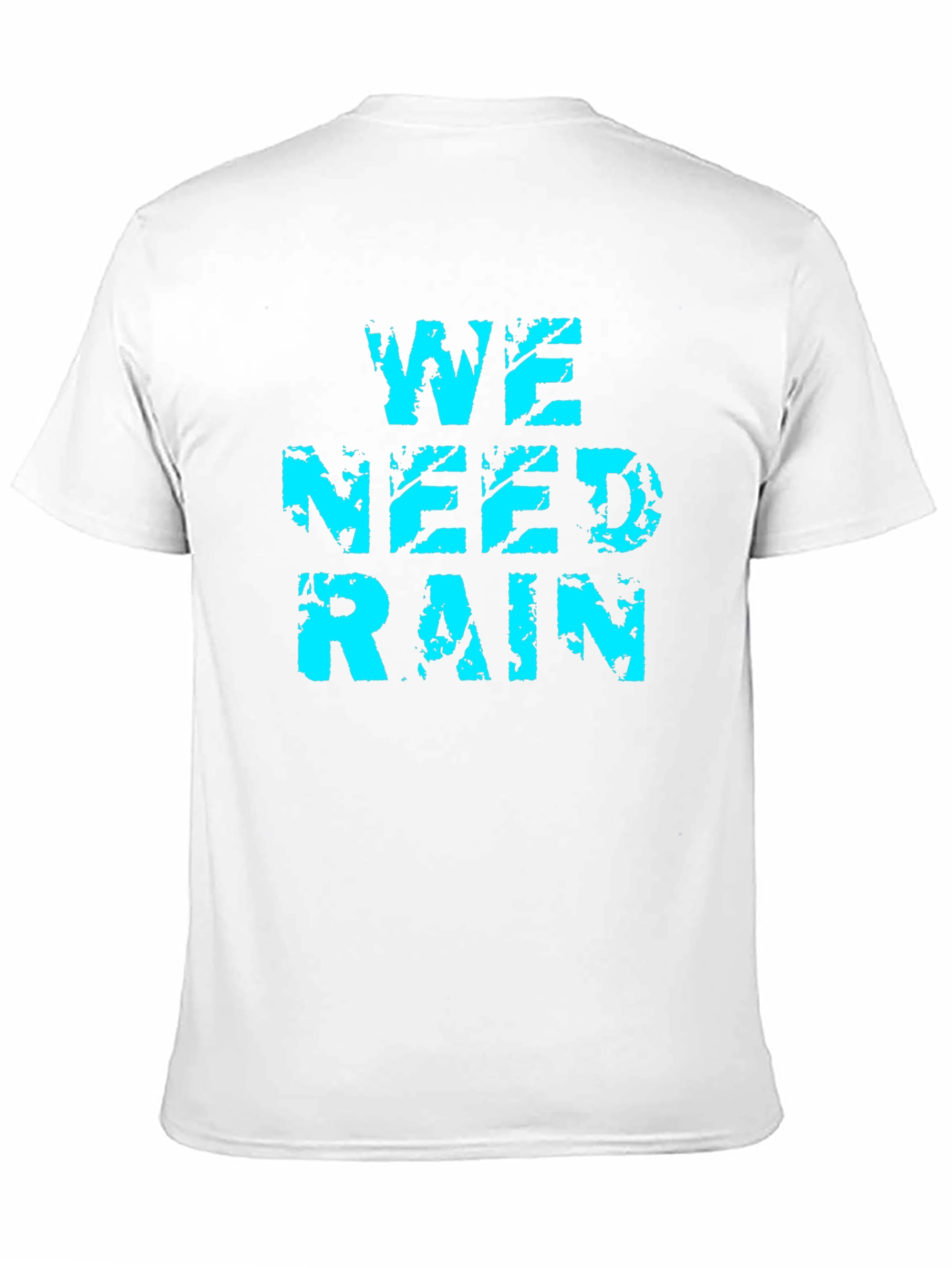 Black We Need Rain Graphic Tee - Soft Cotton Blend view 11