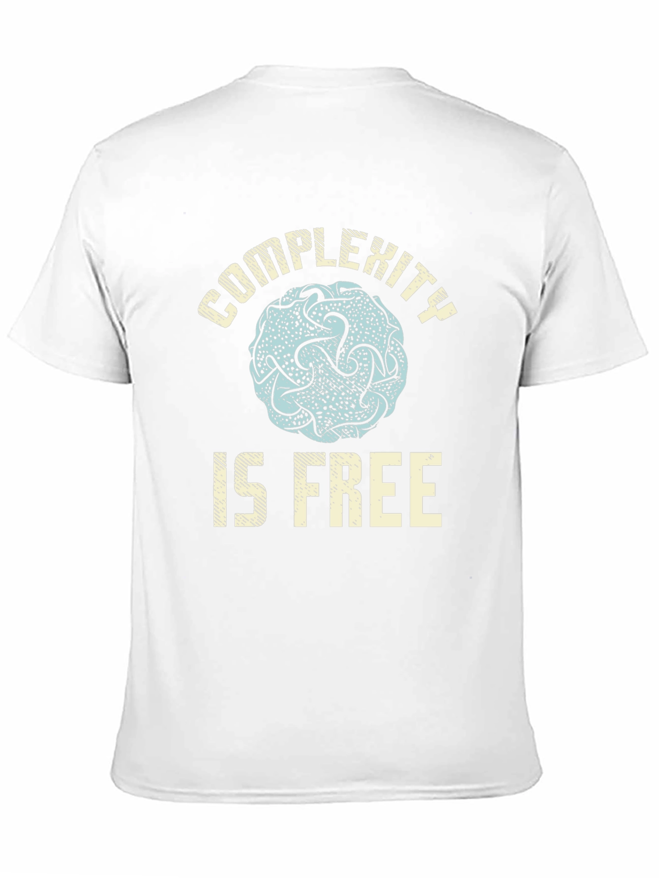 Black Complexity is Free Graphic Tee - Black Casual T-Shirt view 11