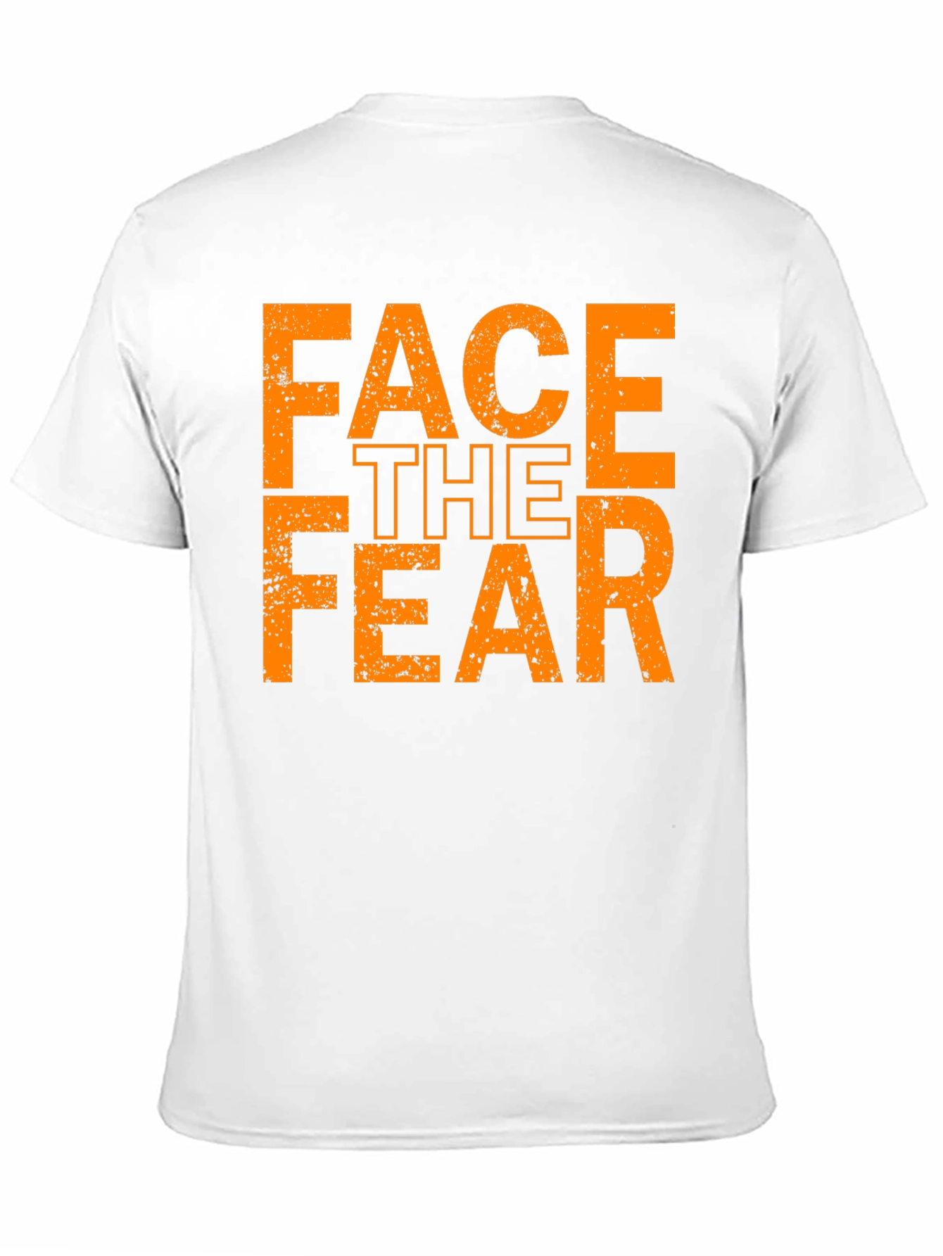 Black Face The Fear Graphic Tee - Black Cotton T-Shirt view 11